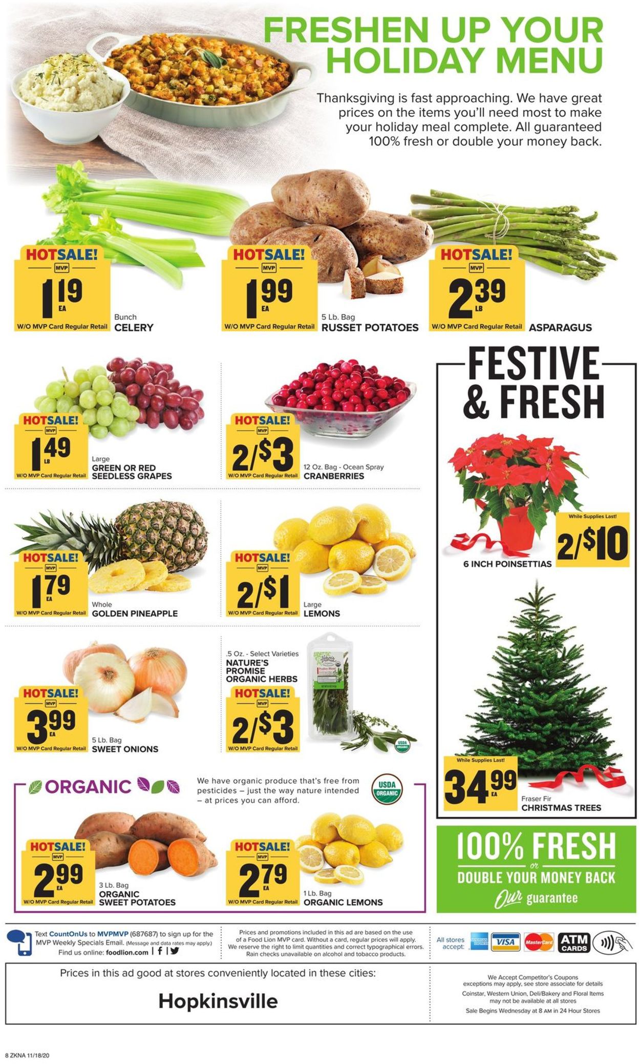 Food Lion Thanksgiving 2020 Current weekly ad 11/18 11/26/2020 [11