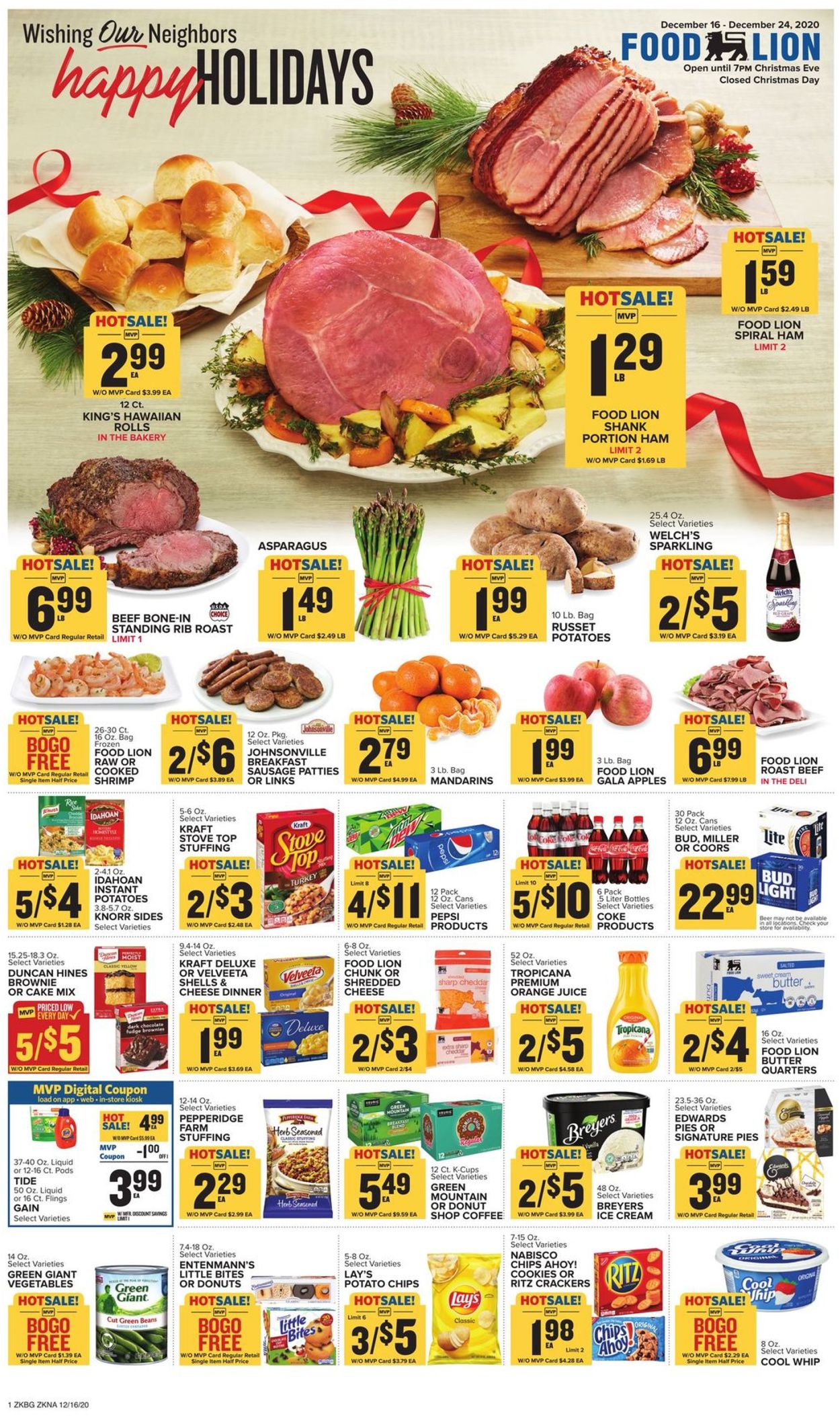 Food Lion Christmas Ad 2020 Current weekly ad 12/16 12/24/2020