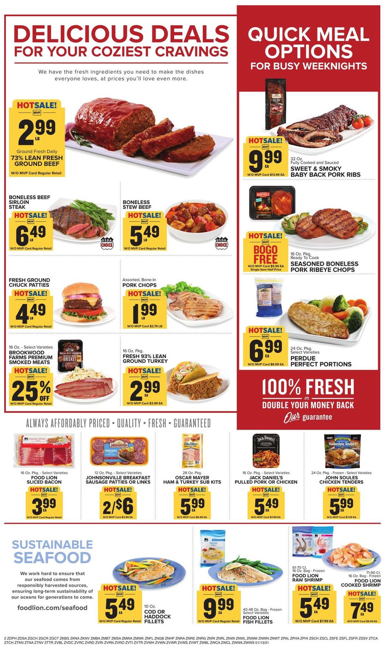 Catalogue Food Lion from 01/13/2021