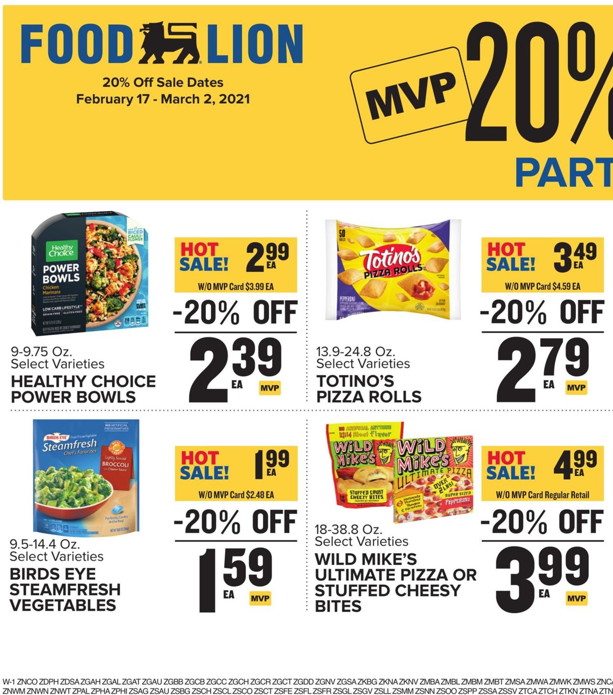 Catalogue Food Lion from 02/17/2021