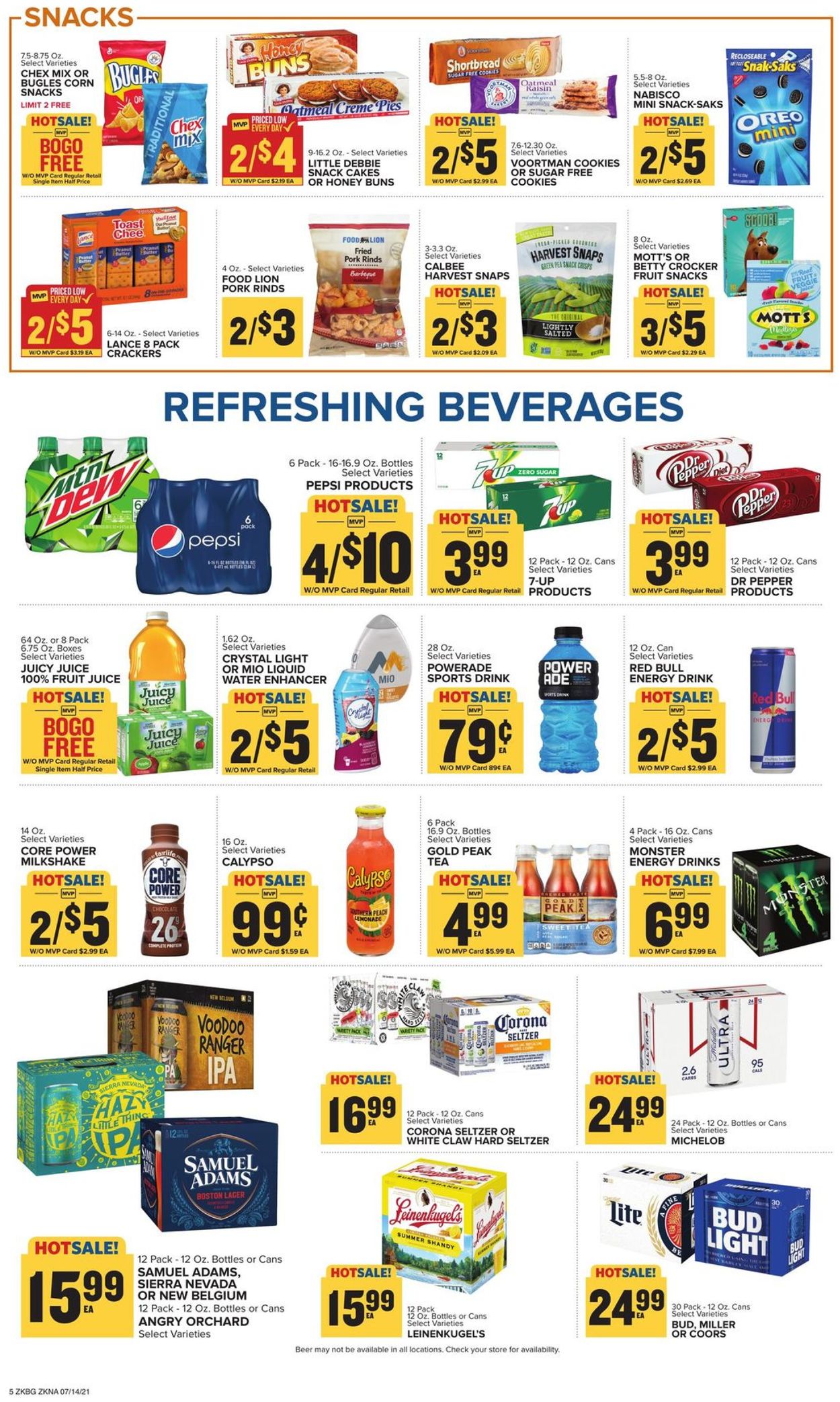 Catalogue Food Lion from 07/14/2021