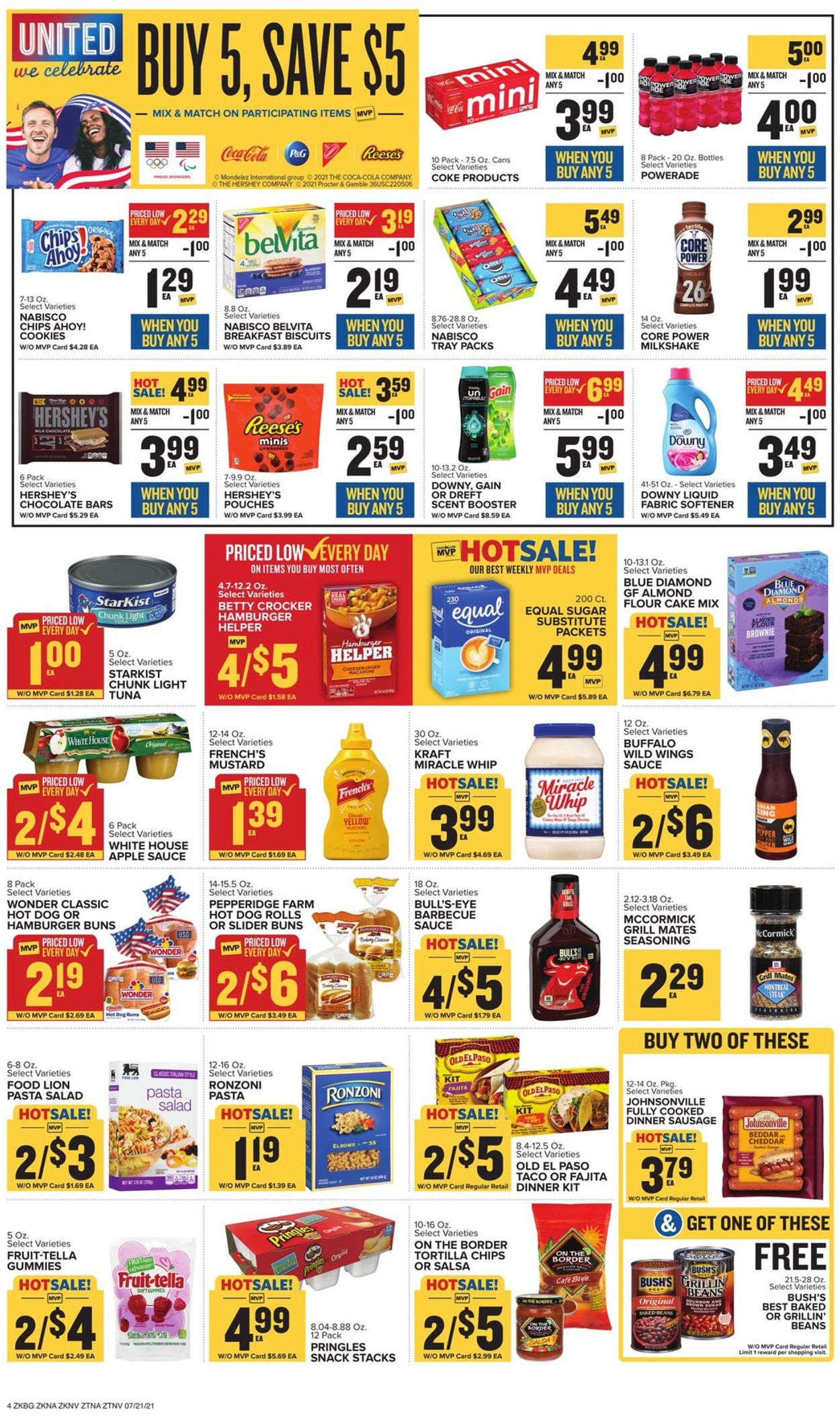 Catalogue Food Lion from 07/21/2021