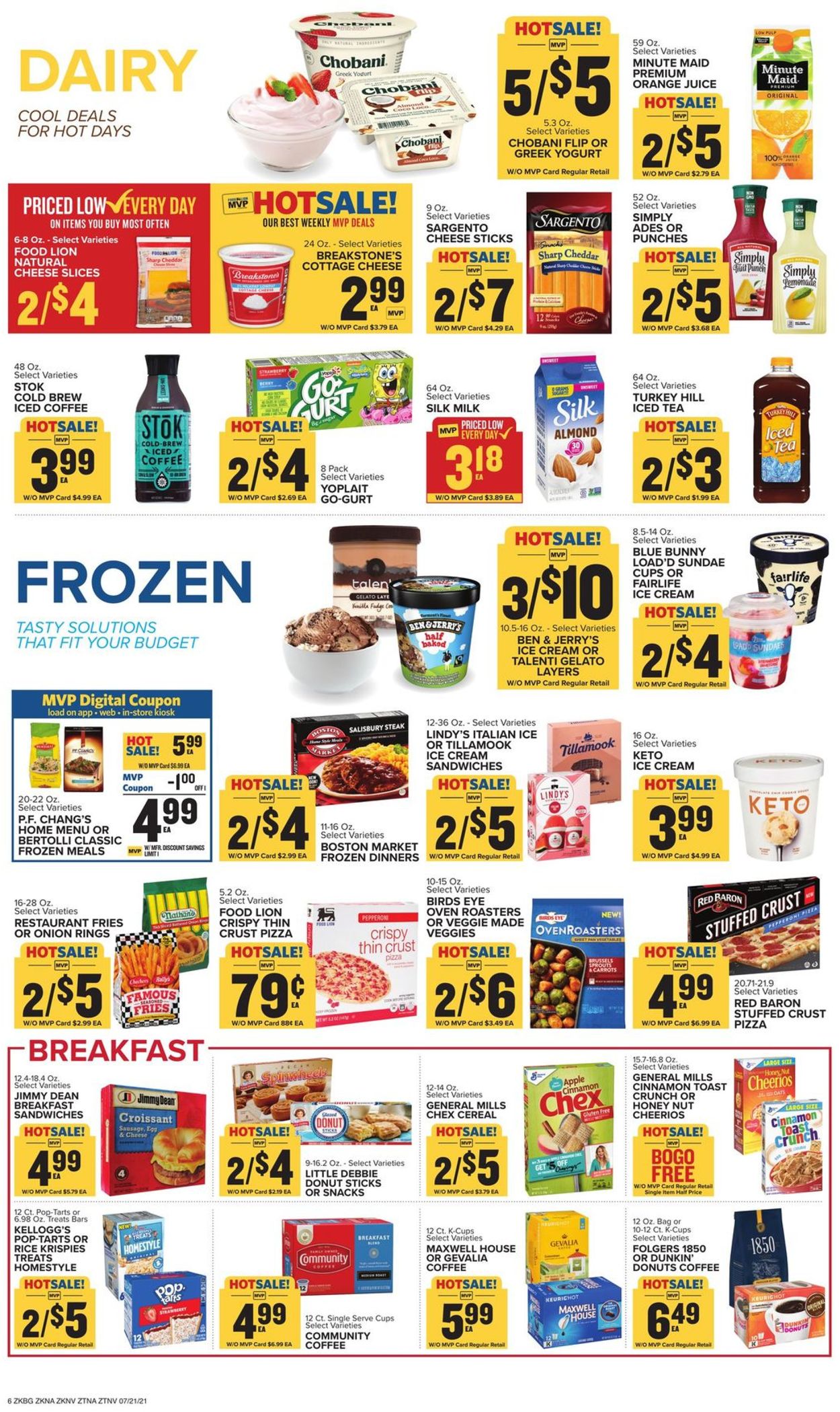 Catalogue Food Lion from 07/21/2021