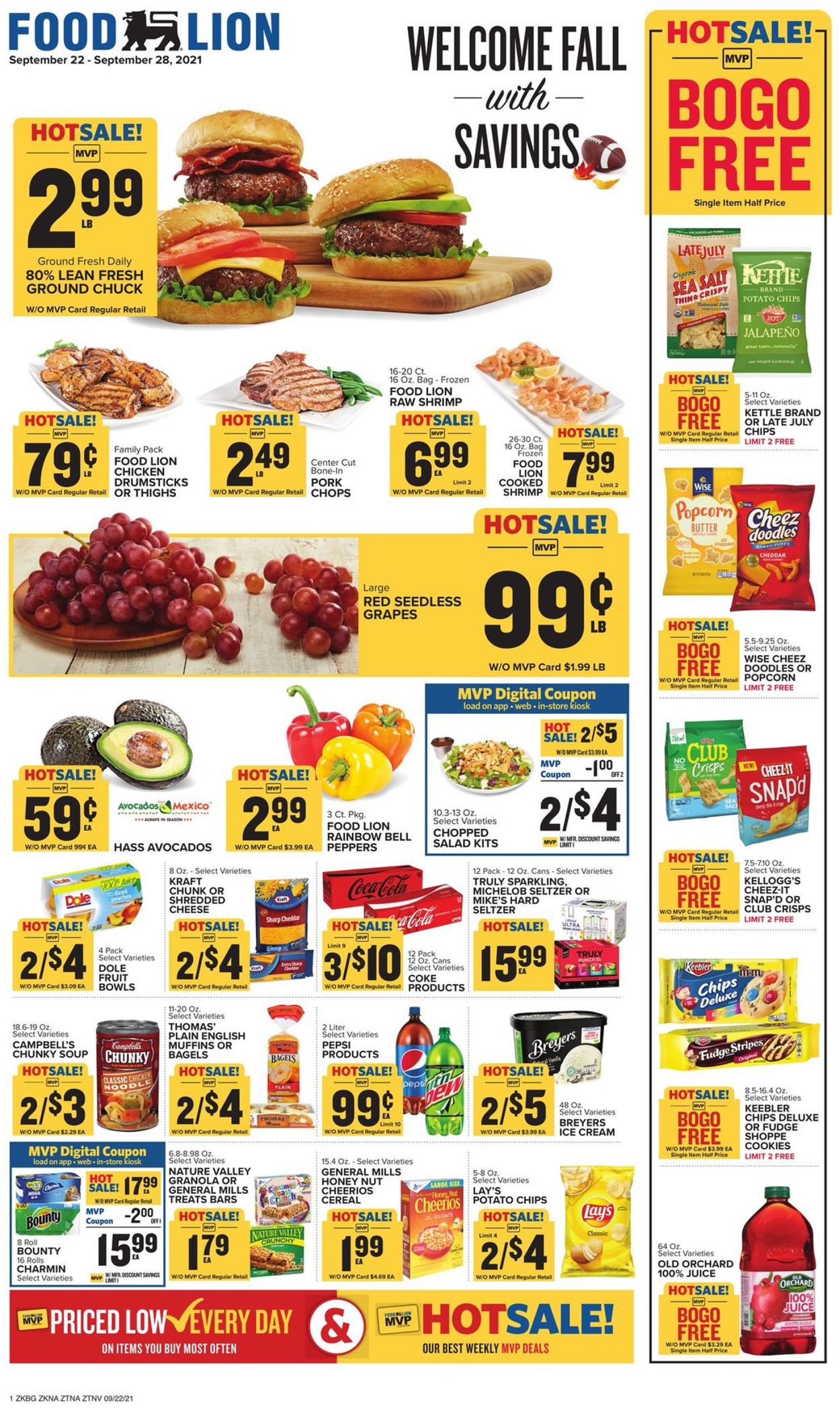 Catalogue Food Lion from 09/22/2021