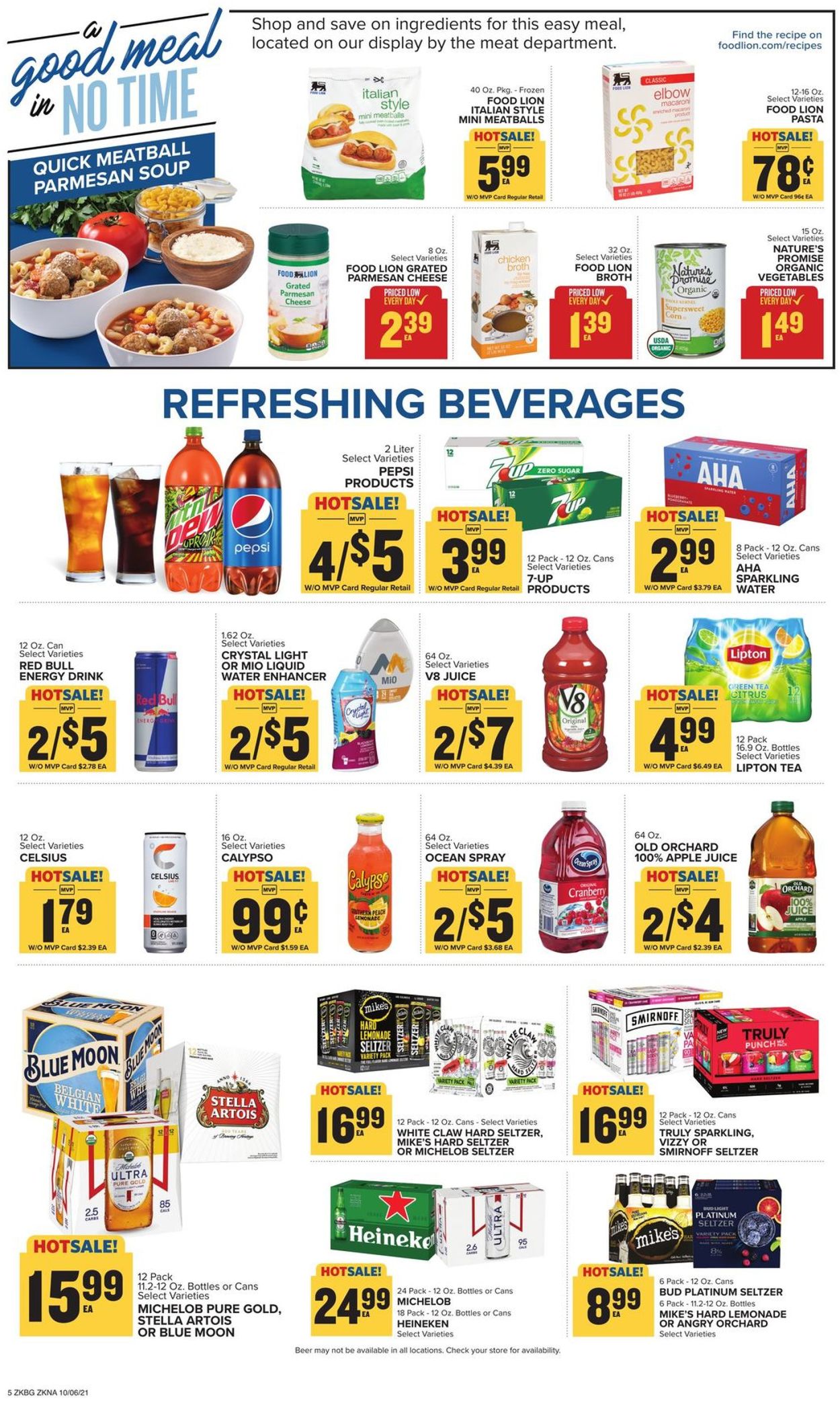 Catalogue Food Lion from 10/06/2021