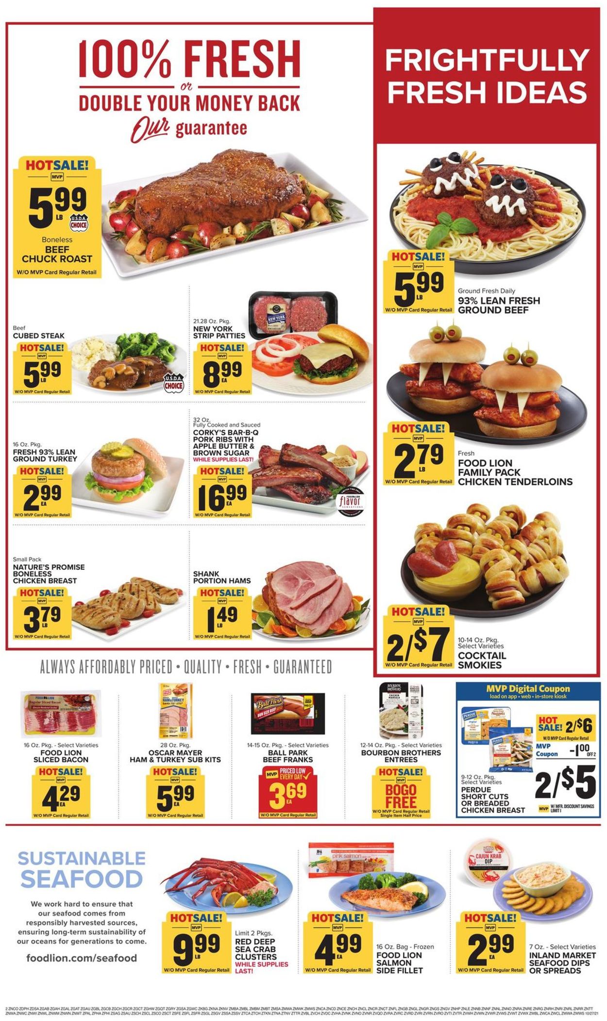 Catalogue Food Lion from 10/27/2021