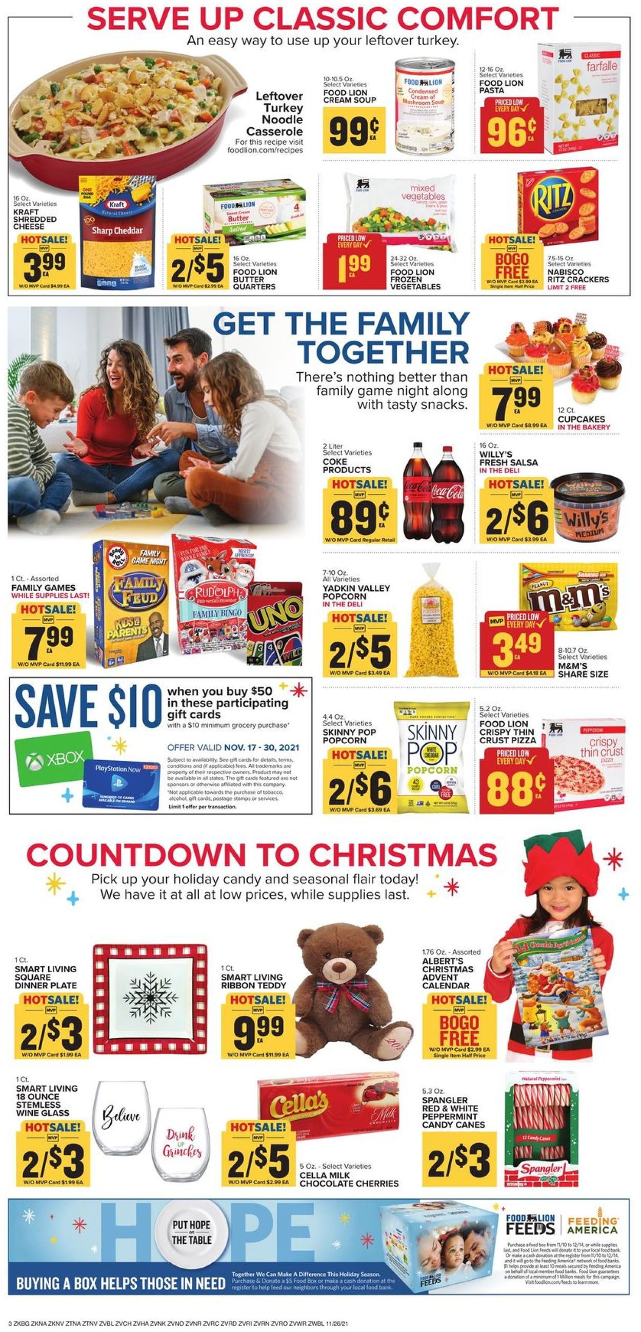 Catalogue Food Lion HOLIDAY 2021 from 11/26/2021