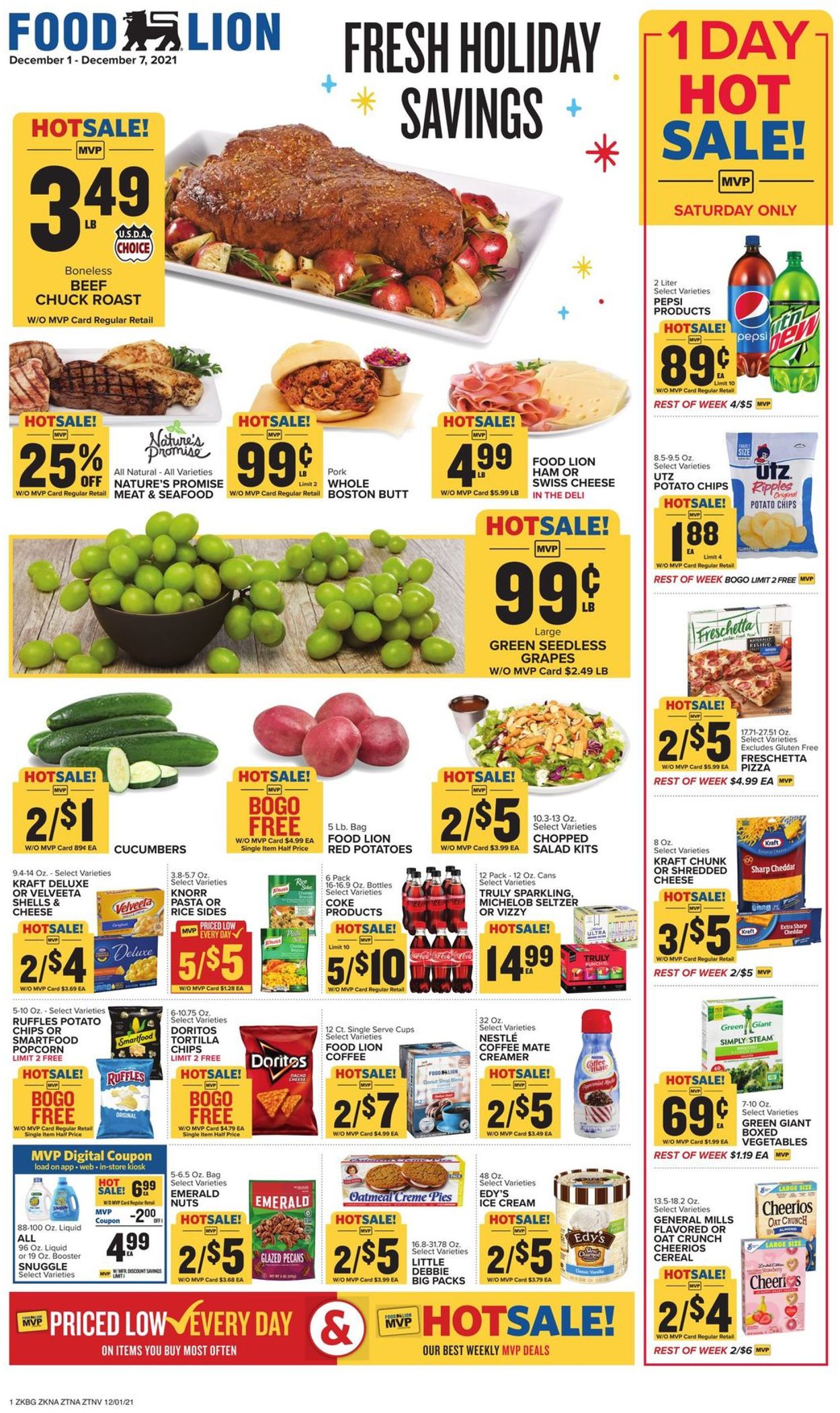 Catalogue Food Lion HOLIDAYS 2021 from 12/01/2021
