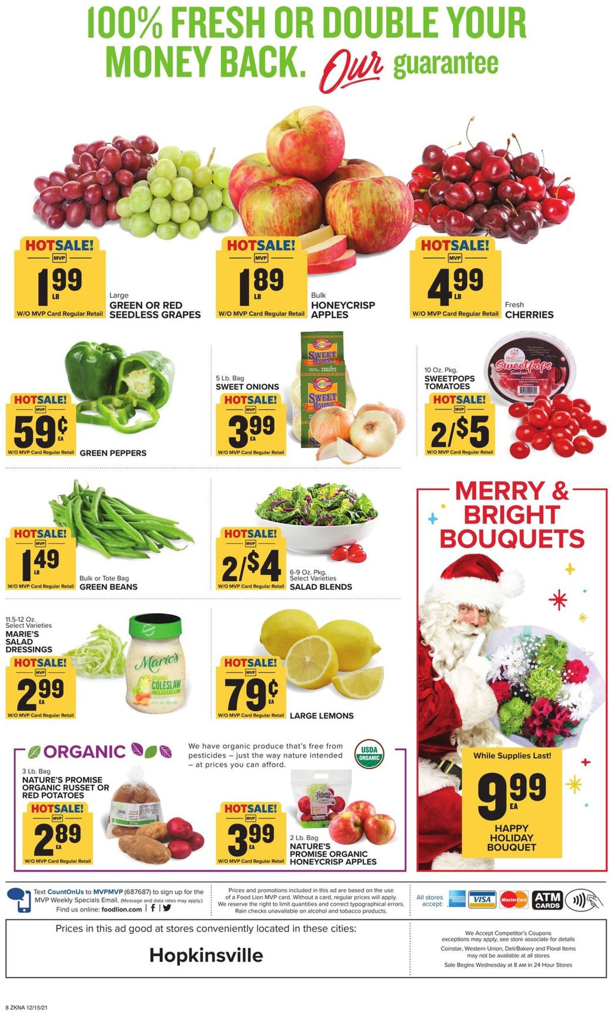 Catalogue Food Lion CHRISTMAS 2021 from 12/15/2021