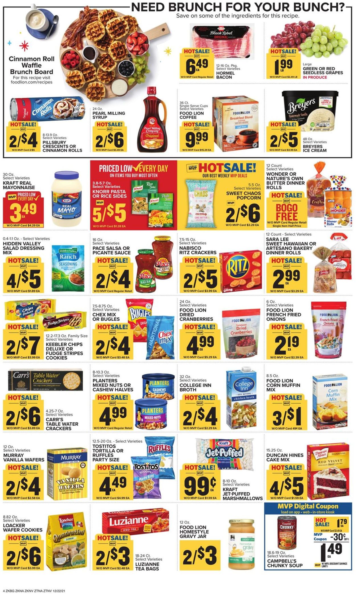 Catalogue Food Lion HOLIDAY 2021 from 12/22/2021