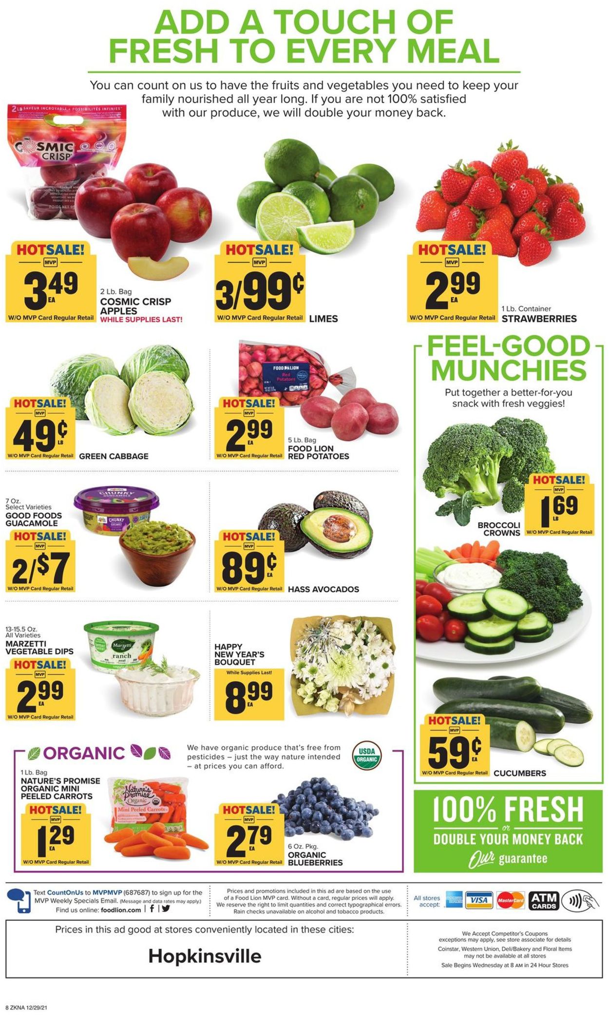 Catalogue Food Lion from 12/29/2021