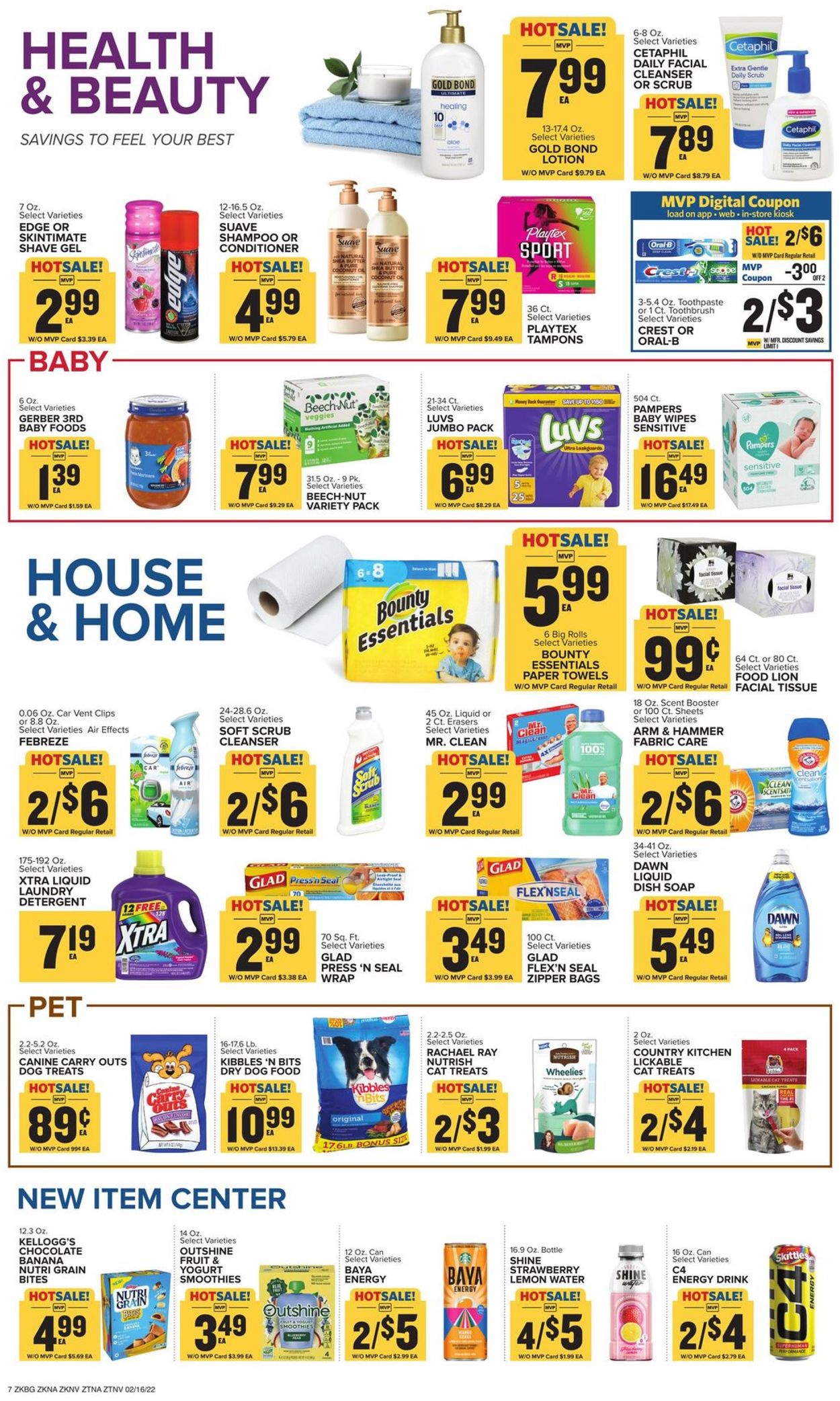 Catalogue Food Lion from 02/16/2022