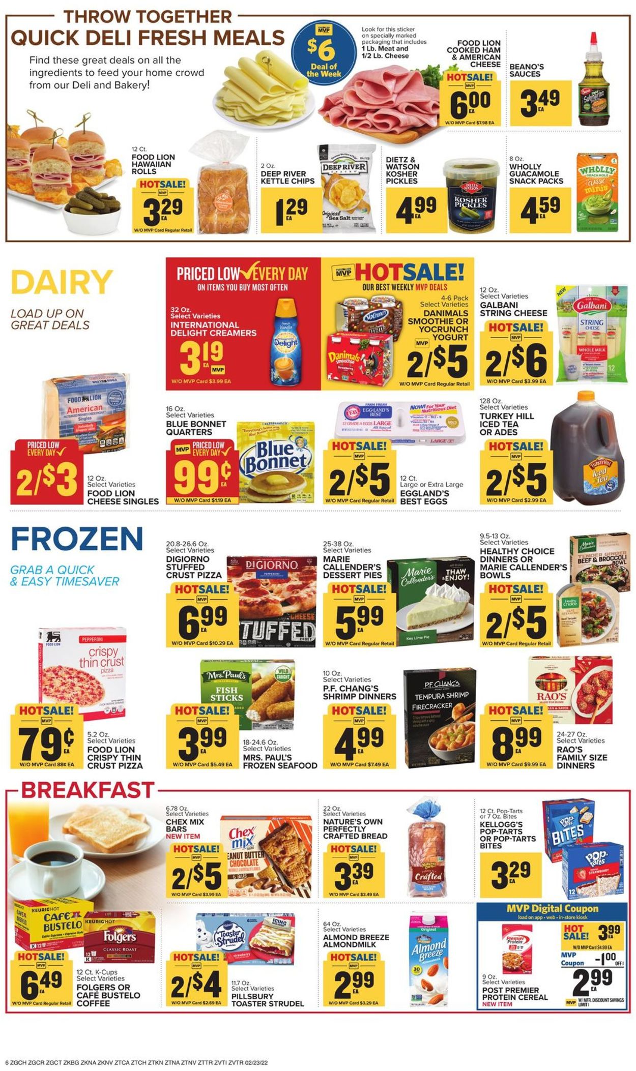 Catalogue Food Lion from 02/23/2022