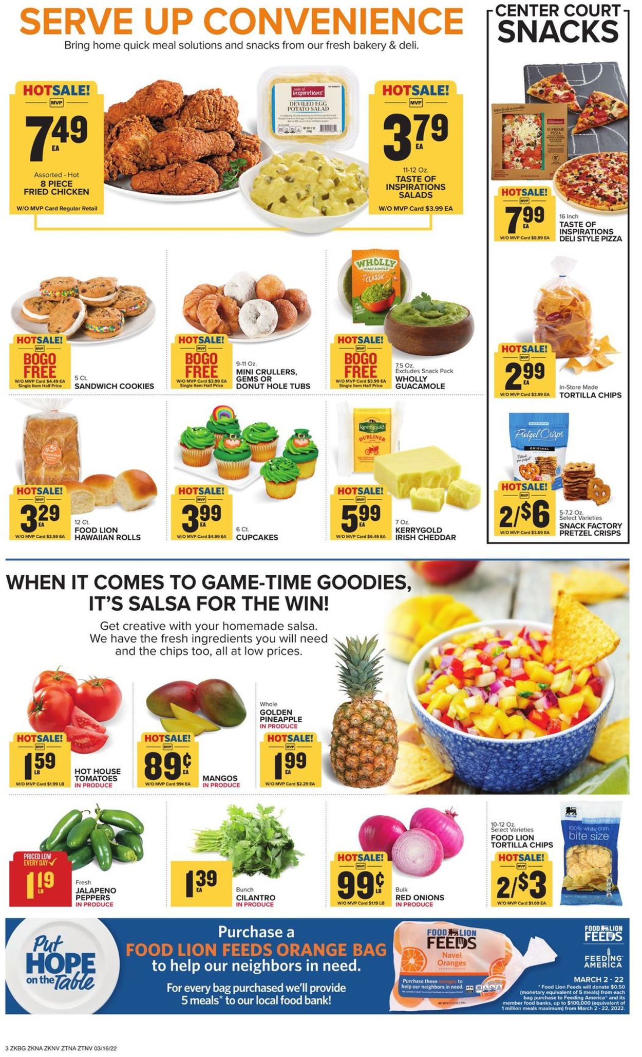 Catalogue Food Lion from 03/16/2022