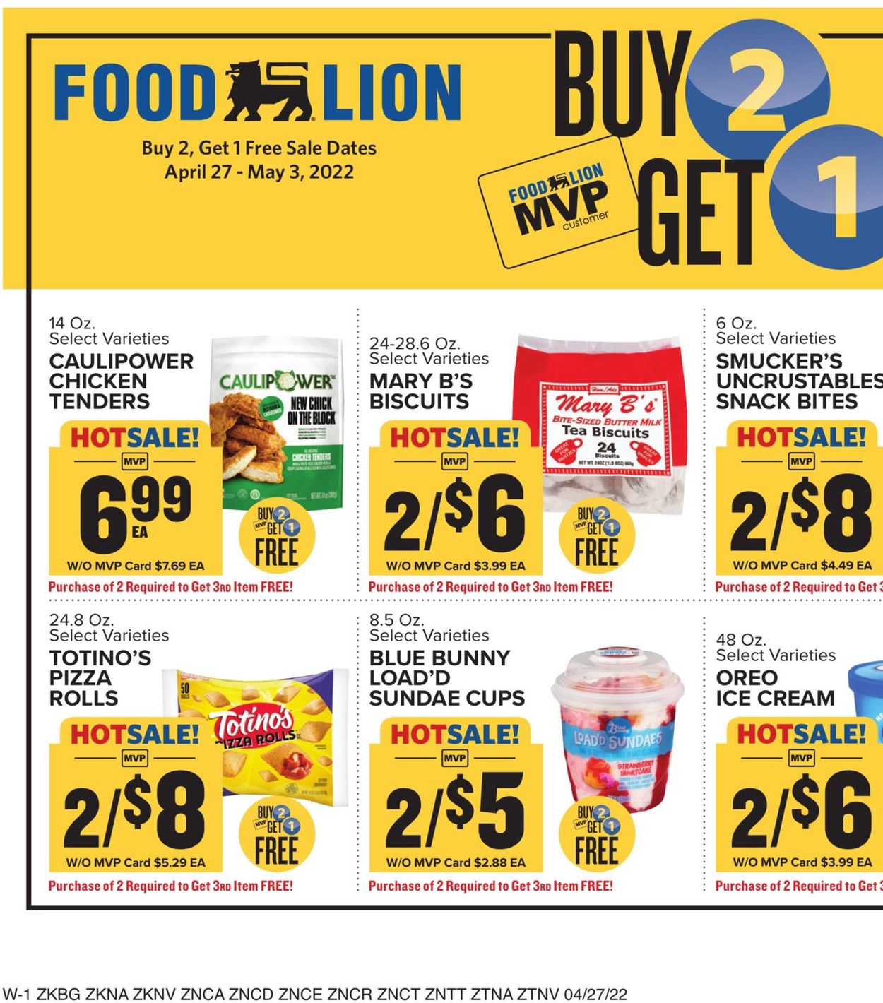 Catalogue Food Lion from 04/27/2022