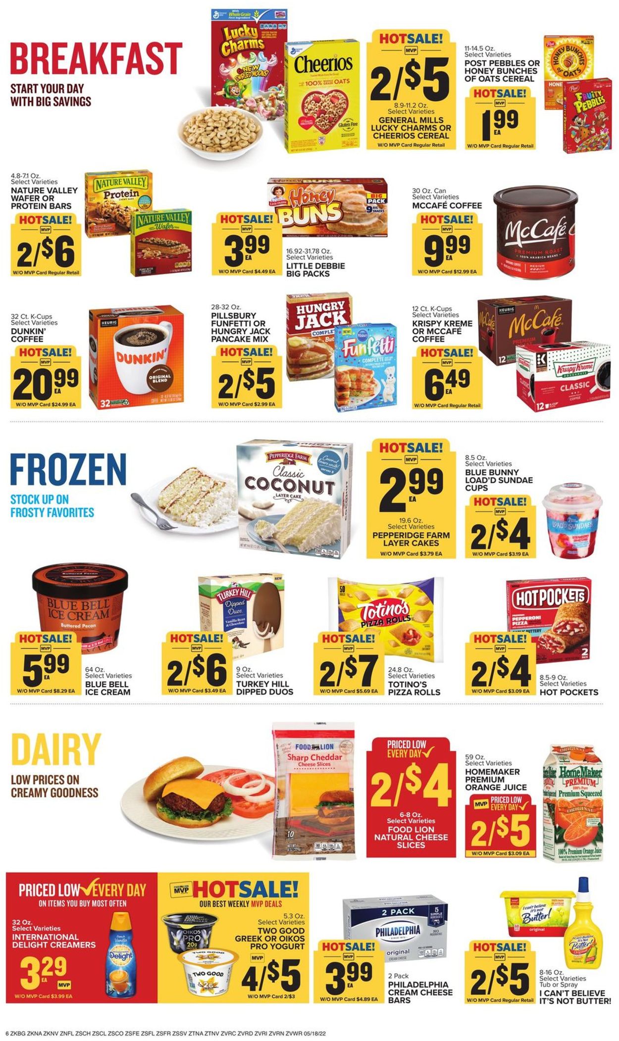 Catalogue Food Lion from 05/18/2022