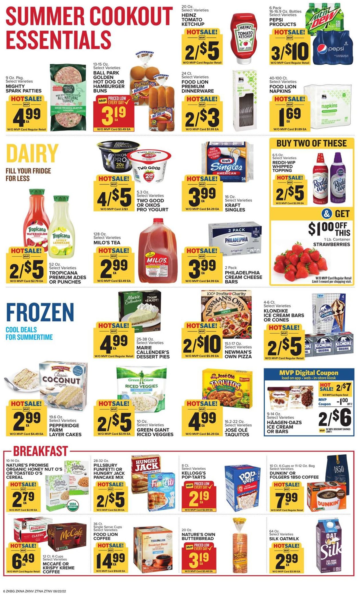 Catalogue Food Lion from 06/22/2022