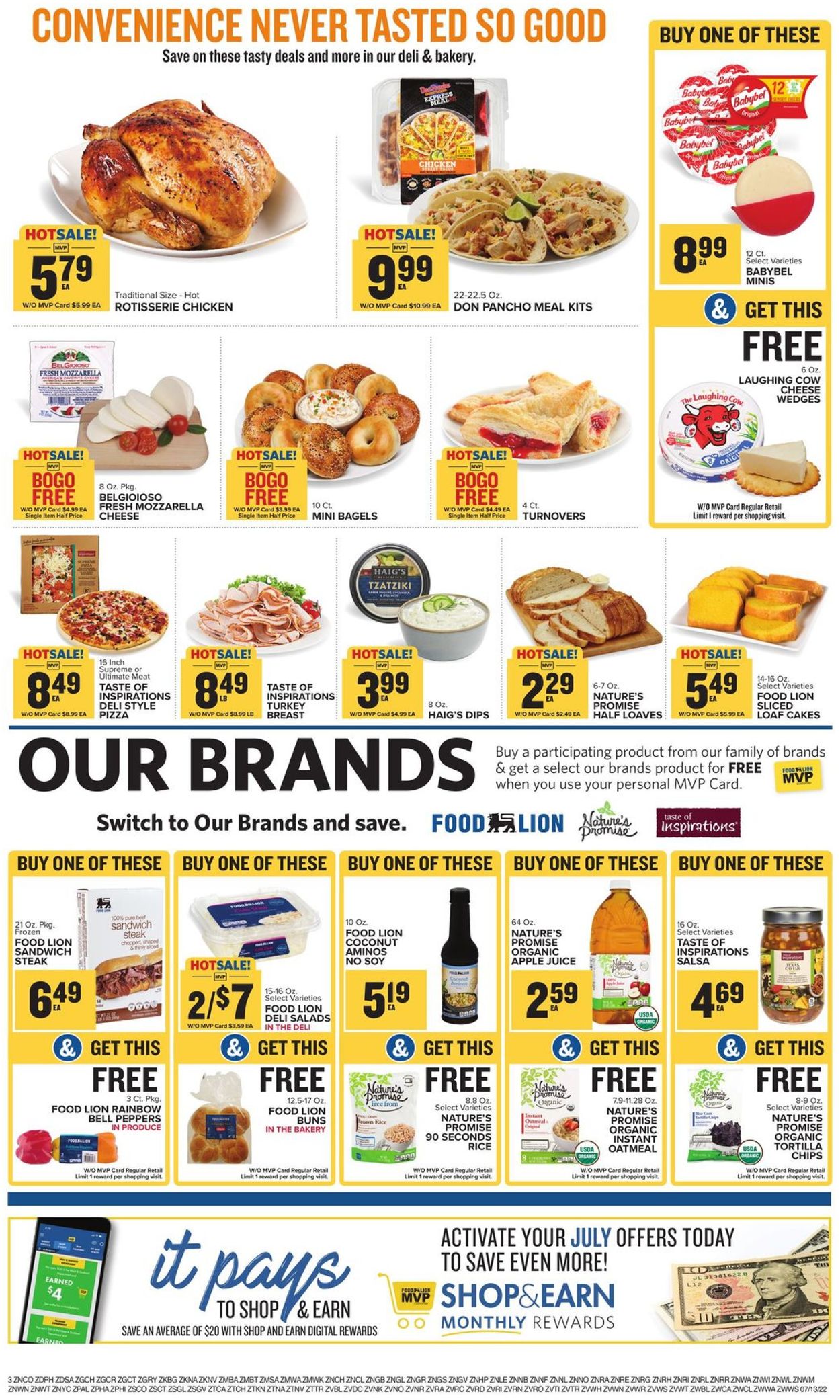 Catalogue Food Lion from 07/13/2022