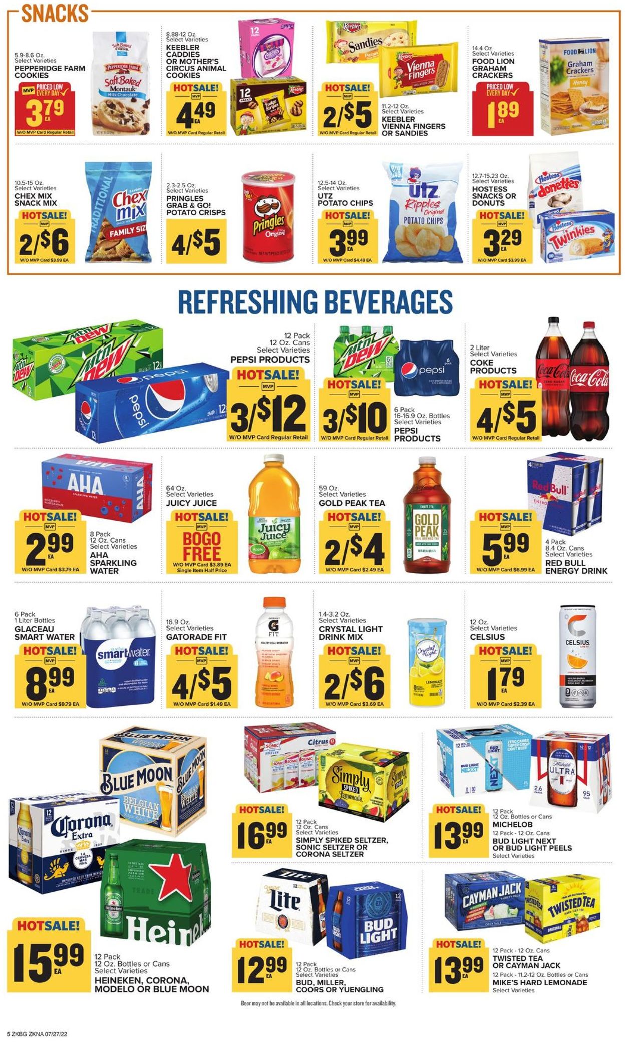 Catalogue Food Lion from 07/27/2022