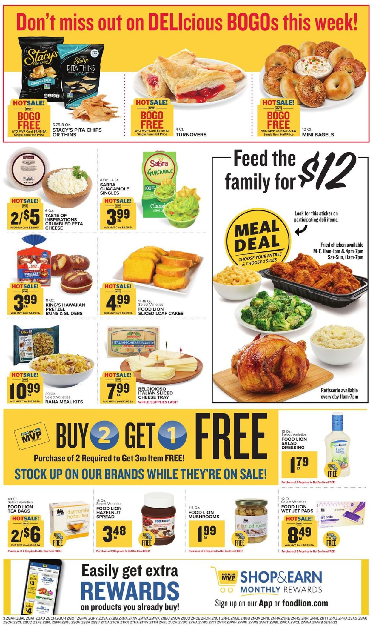 Catalogue Food Lion from 08/24/2022