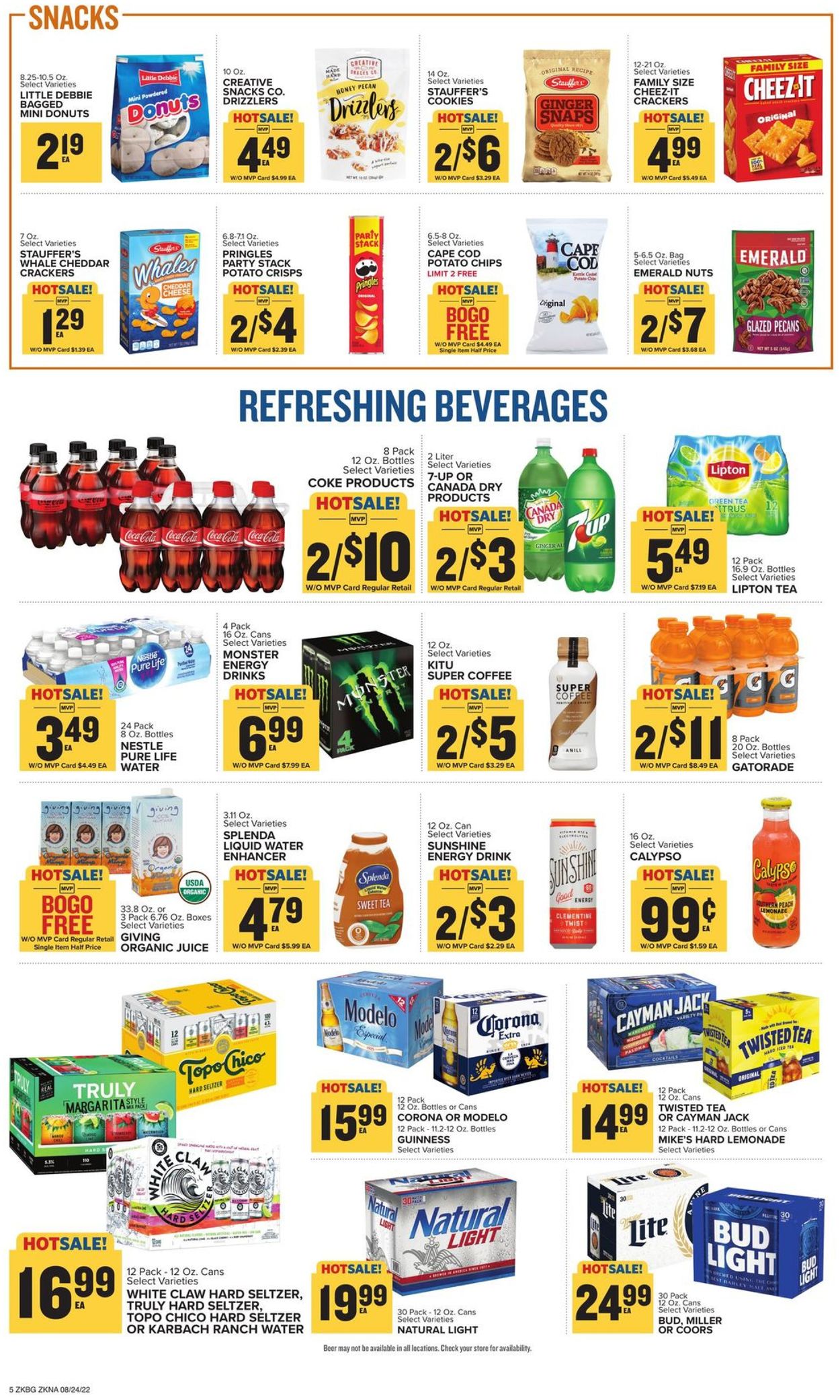 Catalogue Food Lion from 08/24/2022
