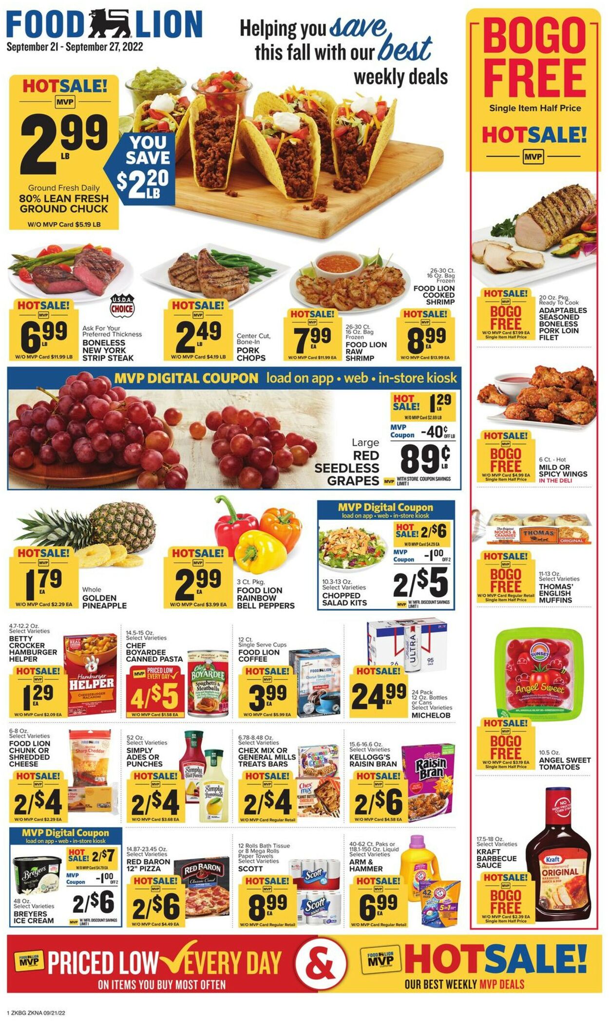 Catalogue Food Lion from 09/21/2022