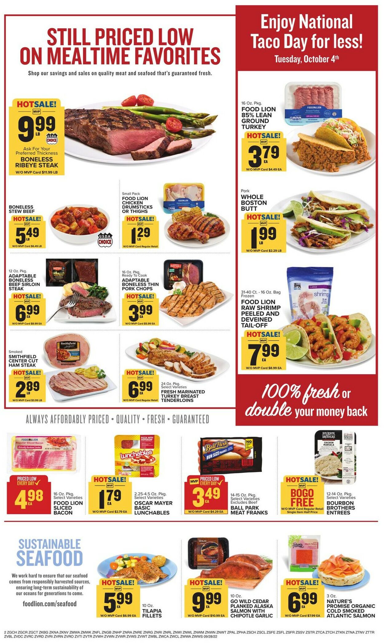 Catalogue Food Lion from 09/28/2022