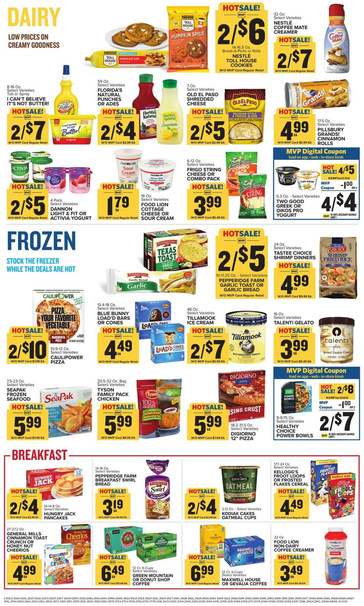 Catalogue Food Lion from 10/12/2022