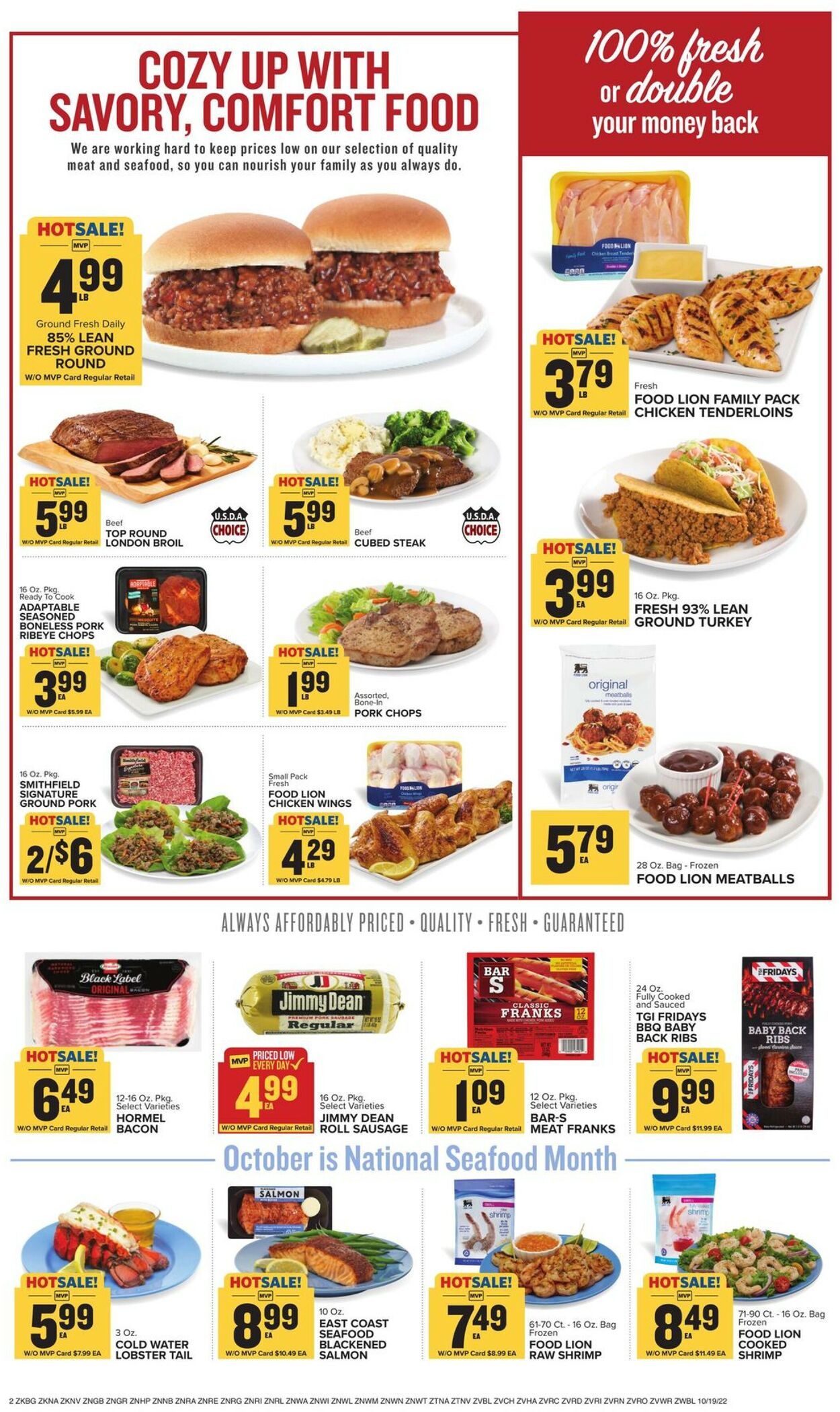 Catalogue Food Lion from 10/19/2022
