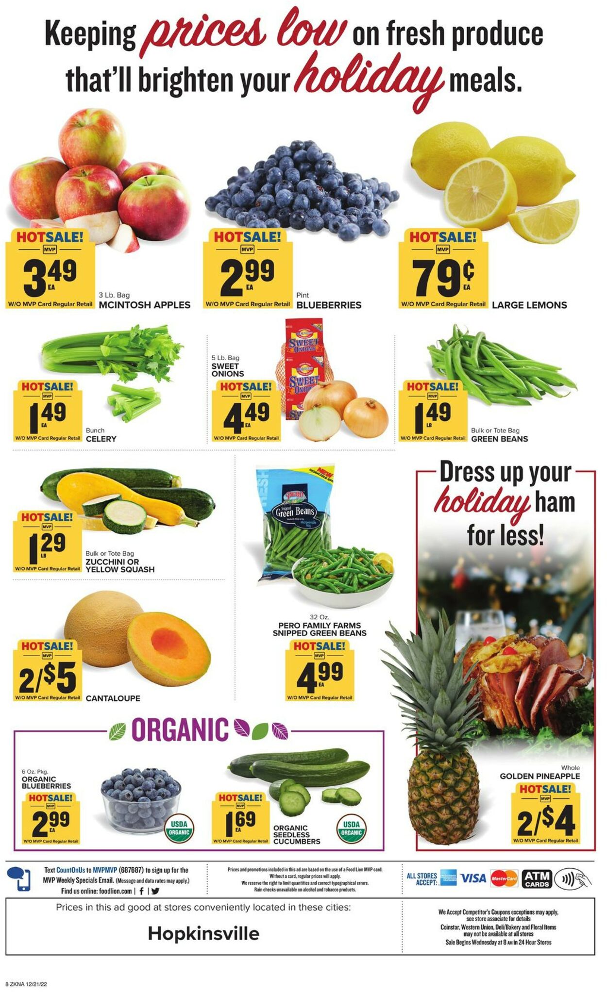 Catalogue Food Lion from 12/21/2022