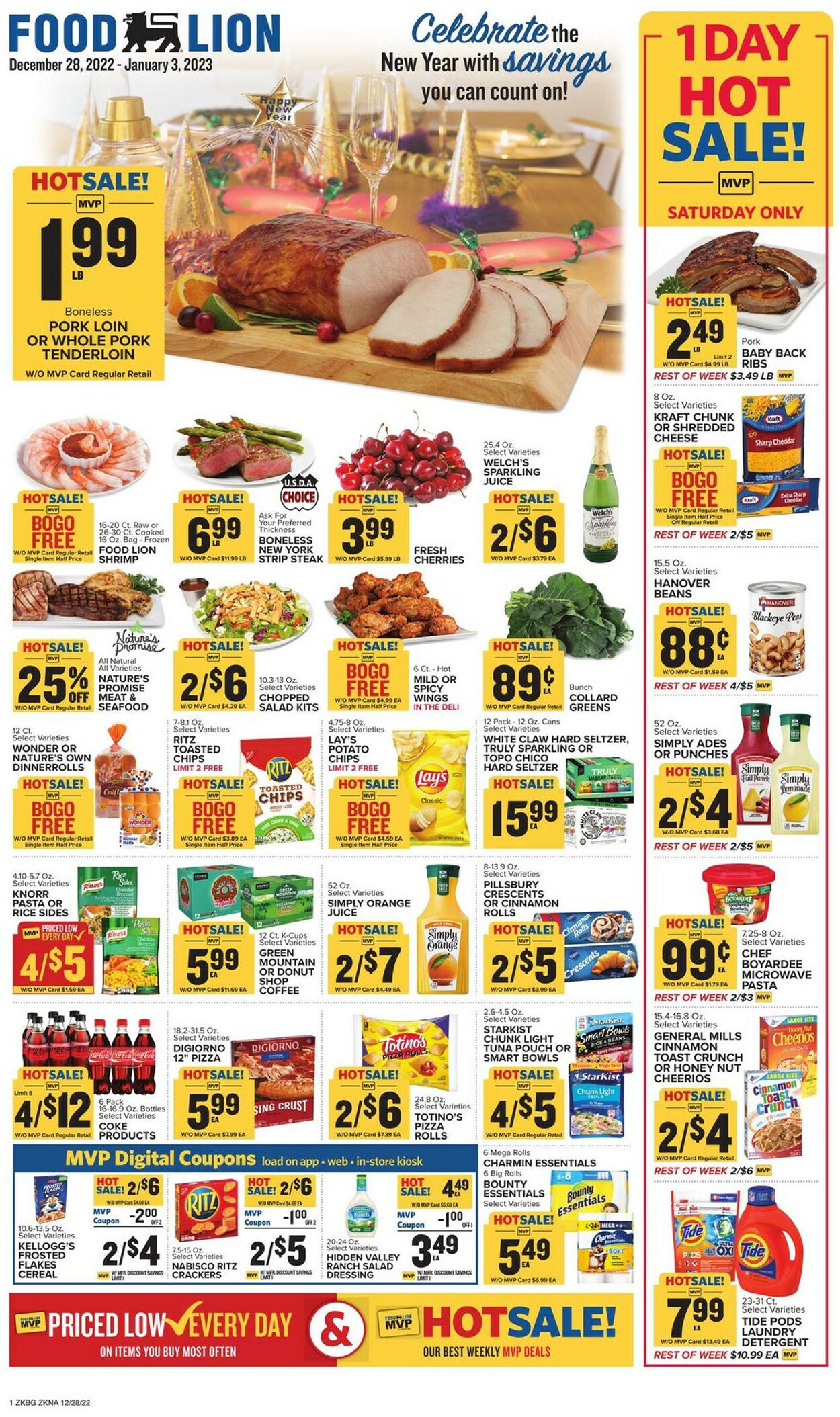 Catalogue Food Lion from 12/28/2022