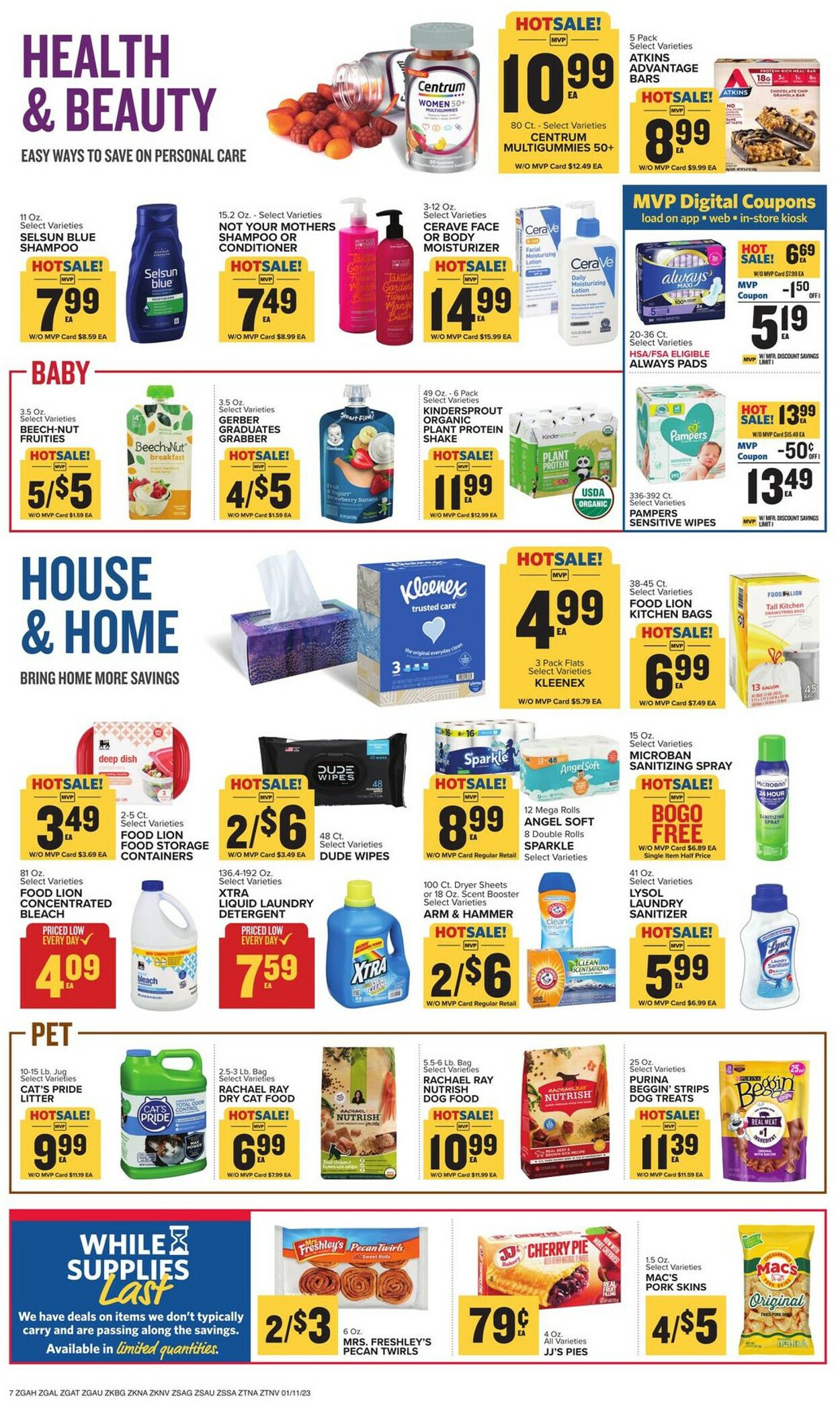Catalogue Food Lion from 01/11/2023