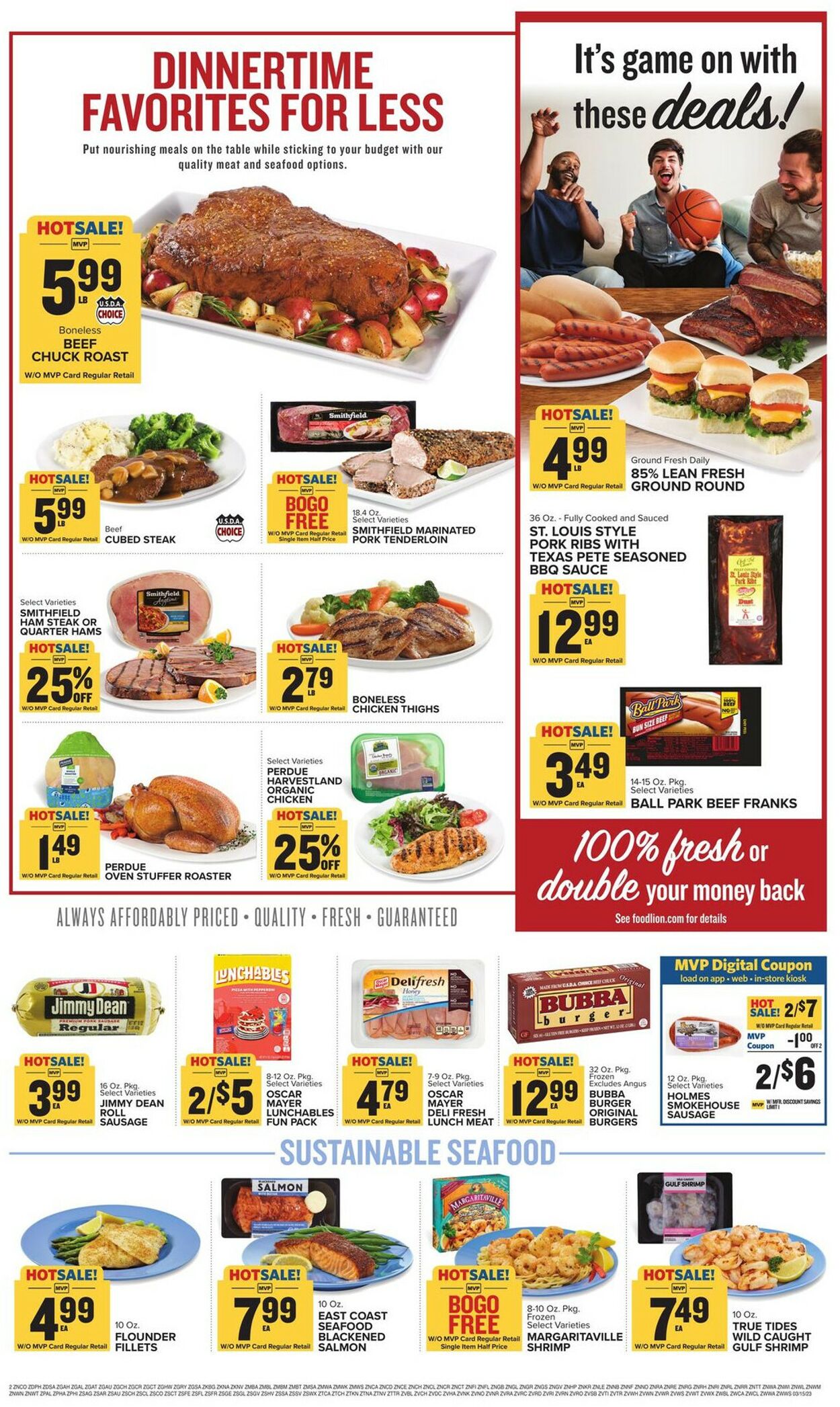 Catalogue Food Lion from 03/15/2023
