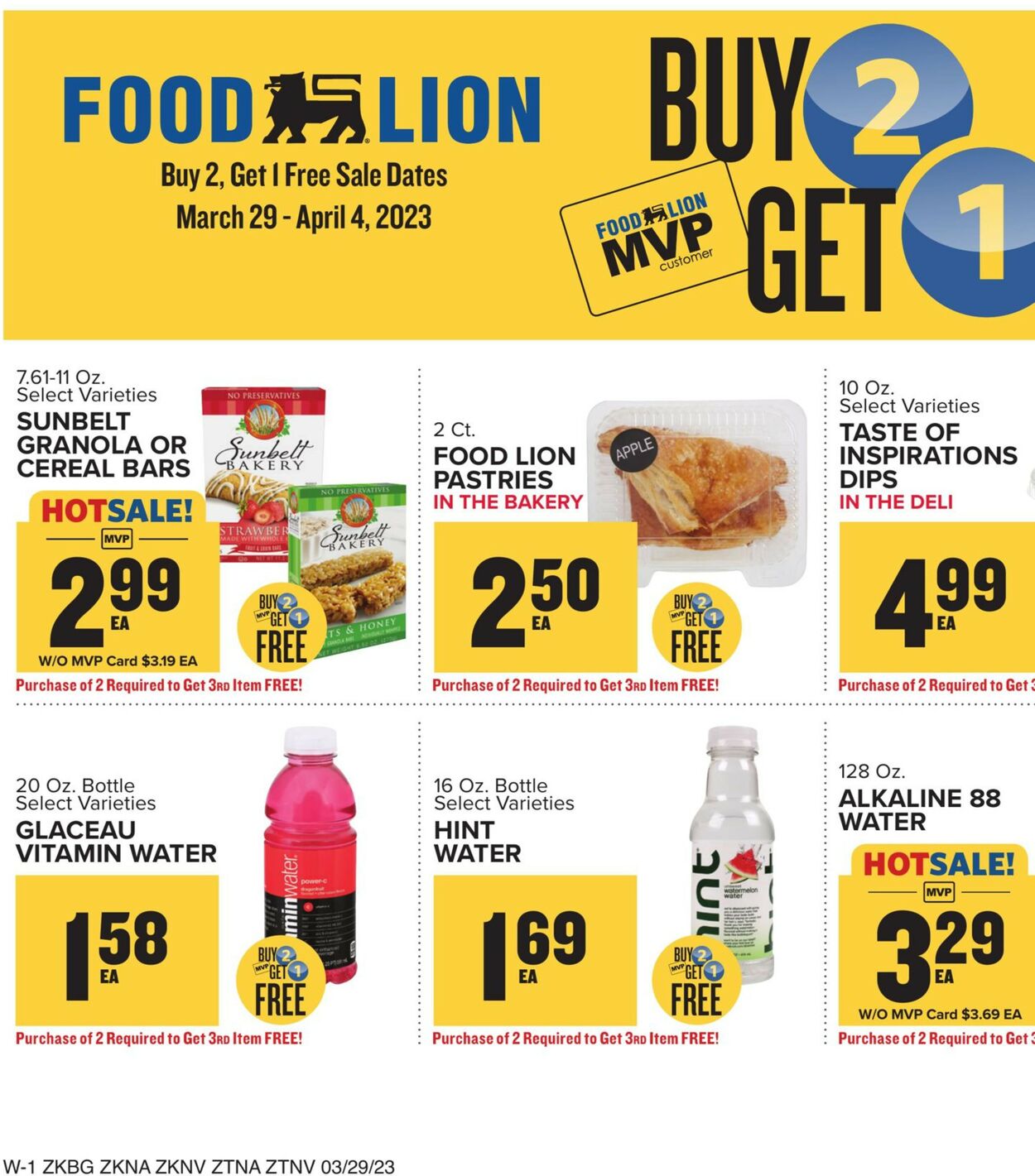 Catalogue Food Lion from 03/29/2023