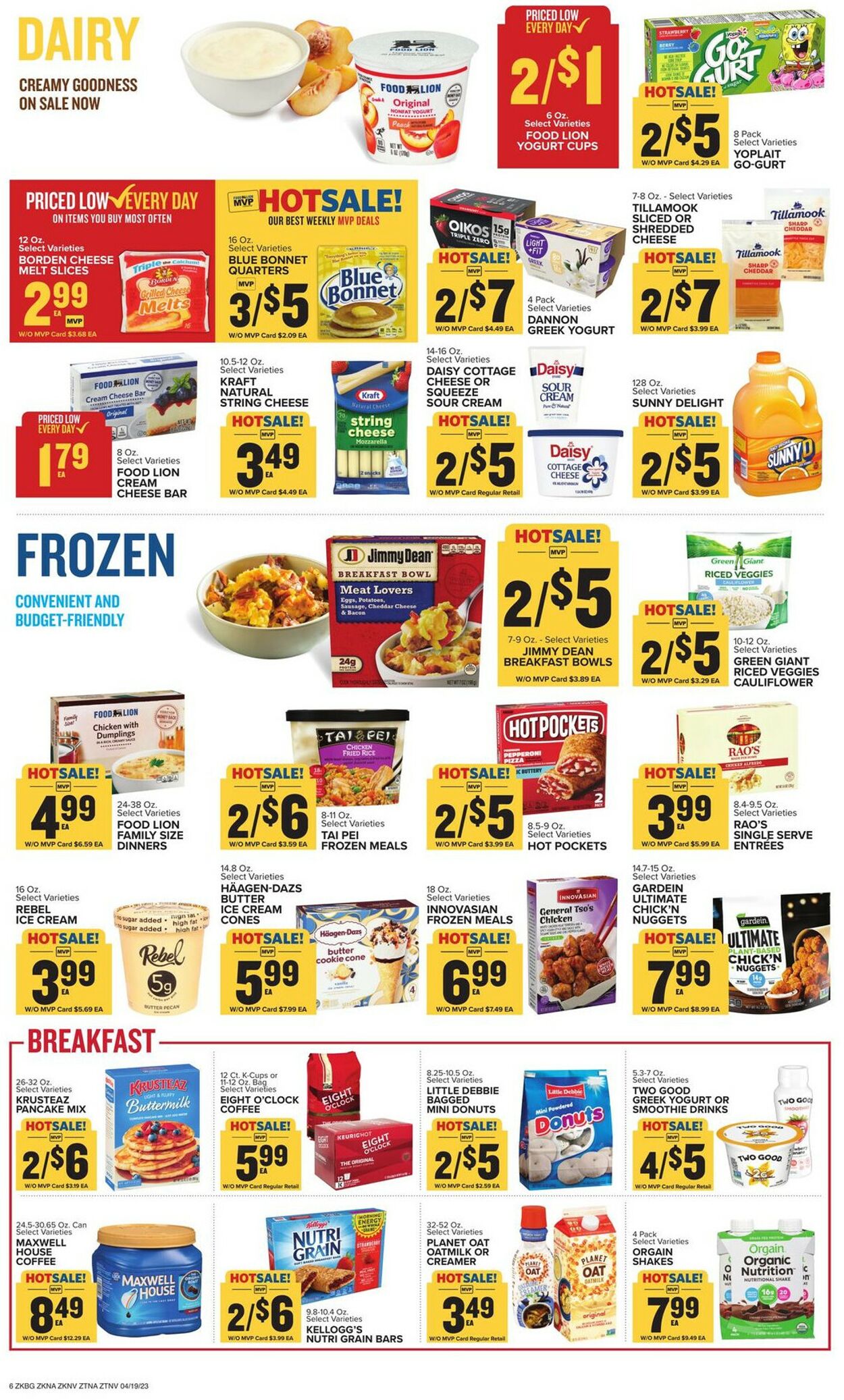 Catalogue Food Lion from 04/19/2023