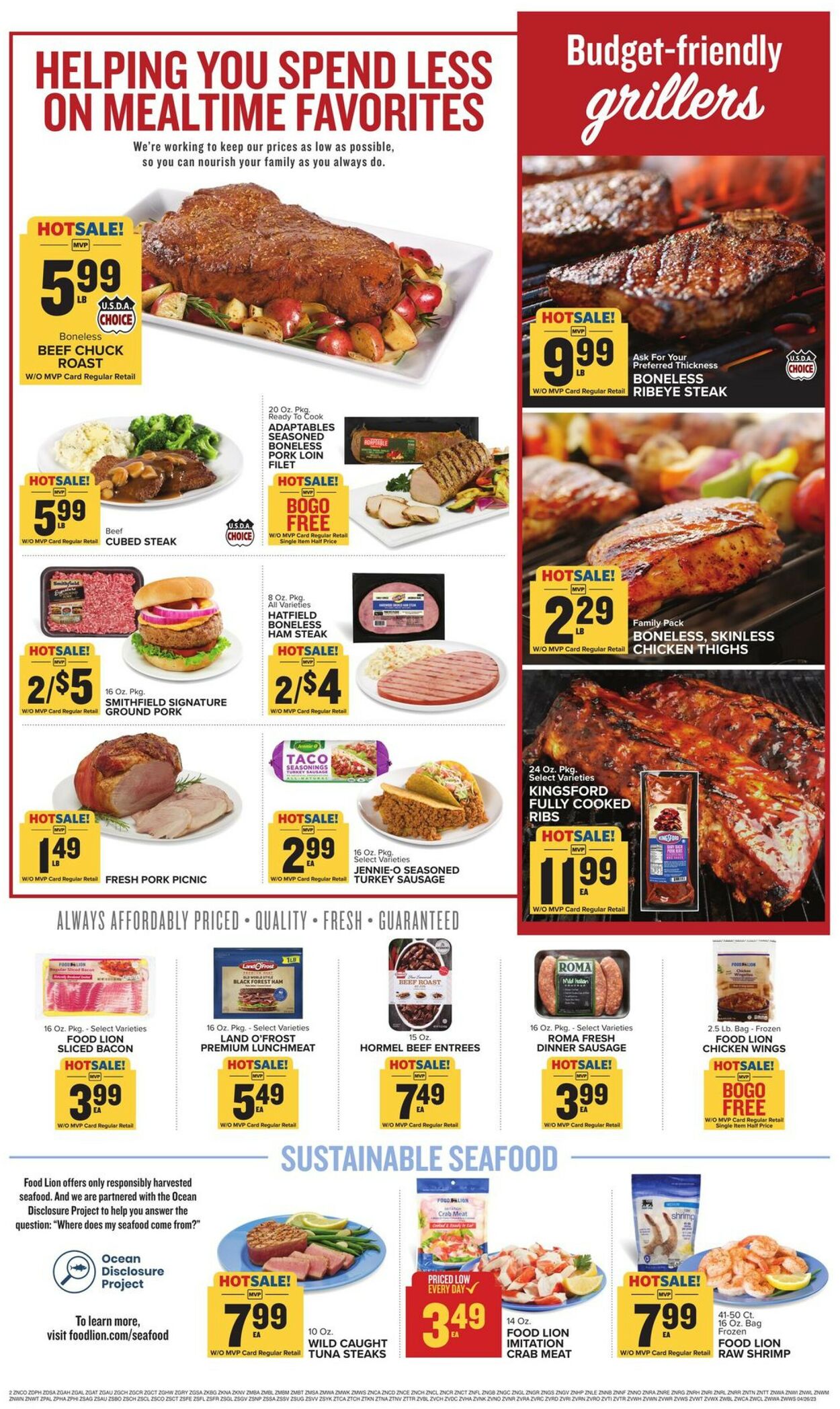 Catalogue Food Lion from 04/26/2023