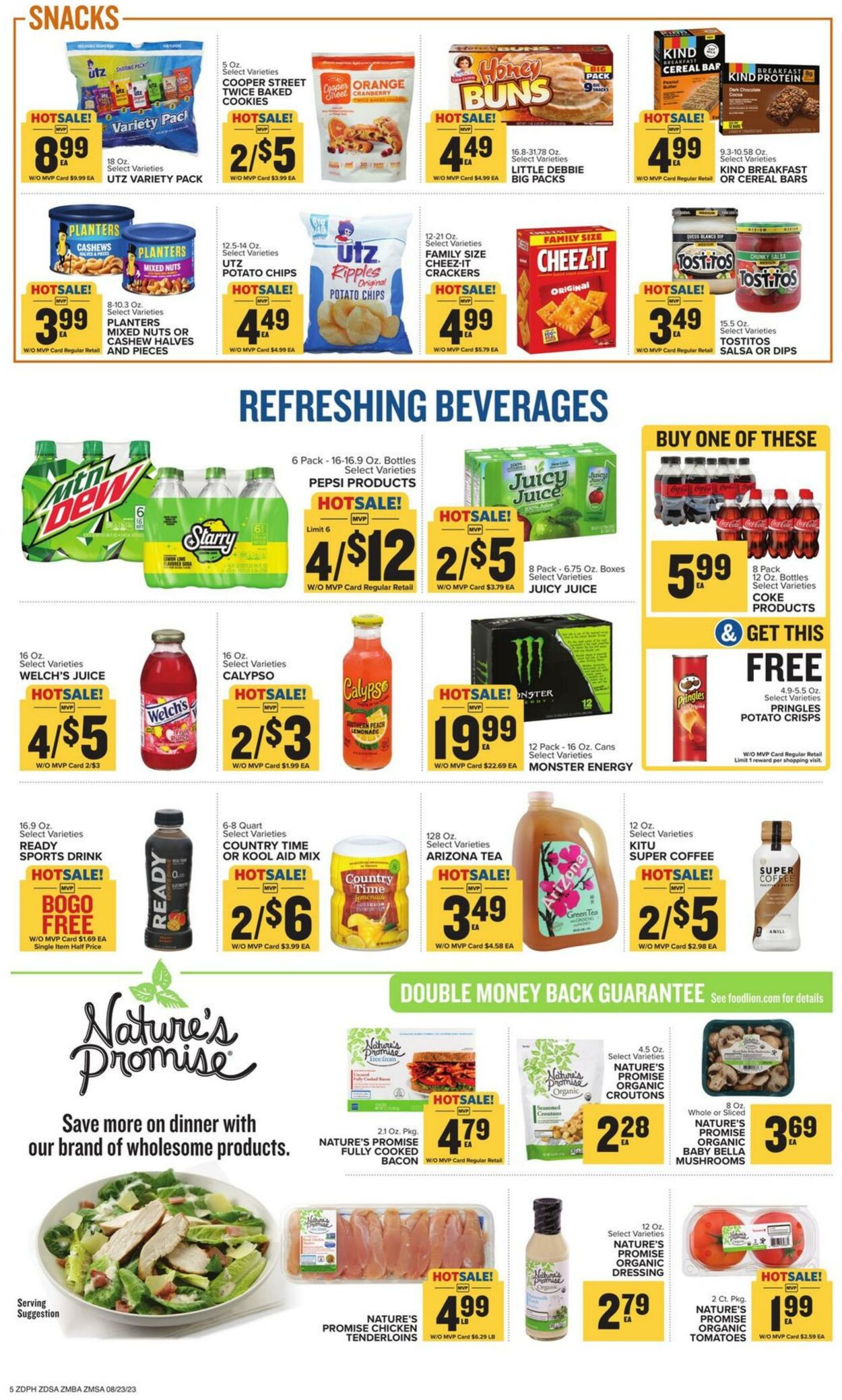 Catalogue Food Lion from 08/23/2023