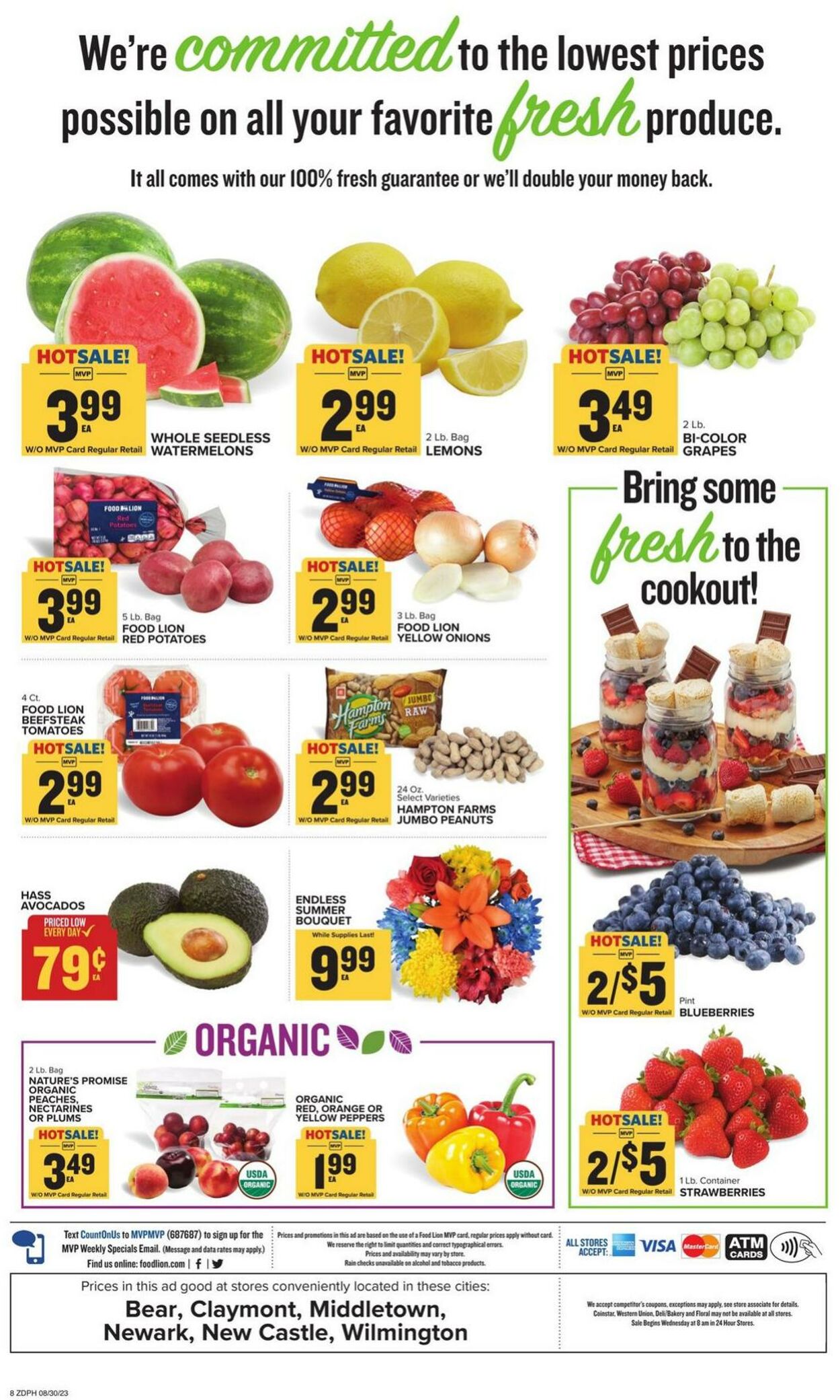 Catalogue Food Lion from 08/30/2023