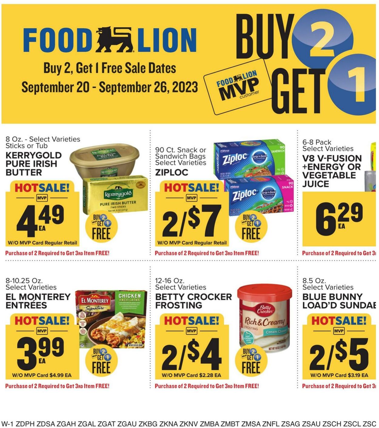 Catalogue Food Lion from 09/20/2023