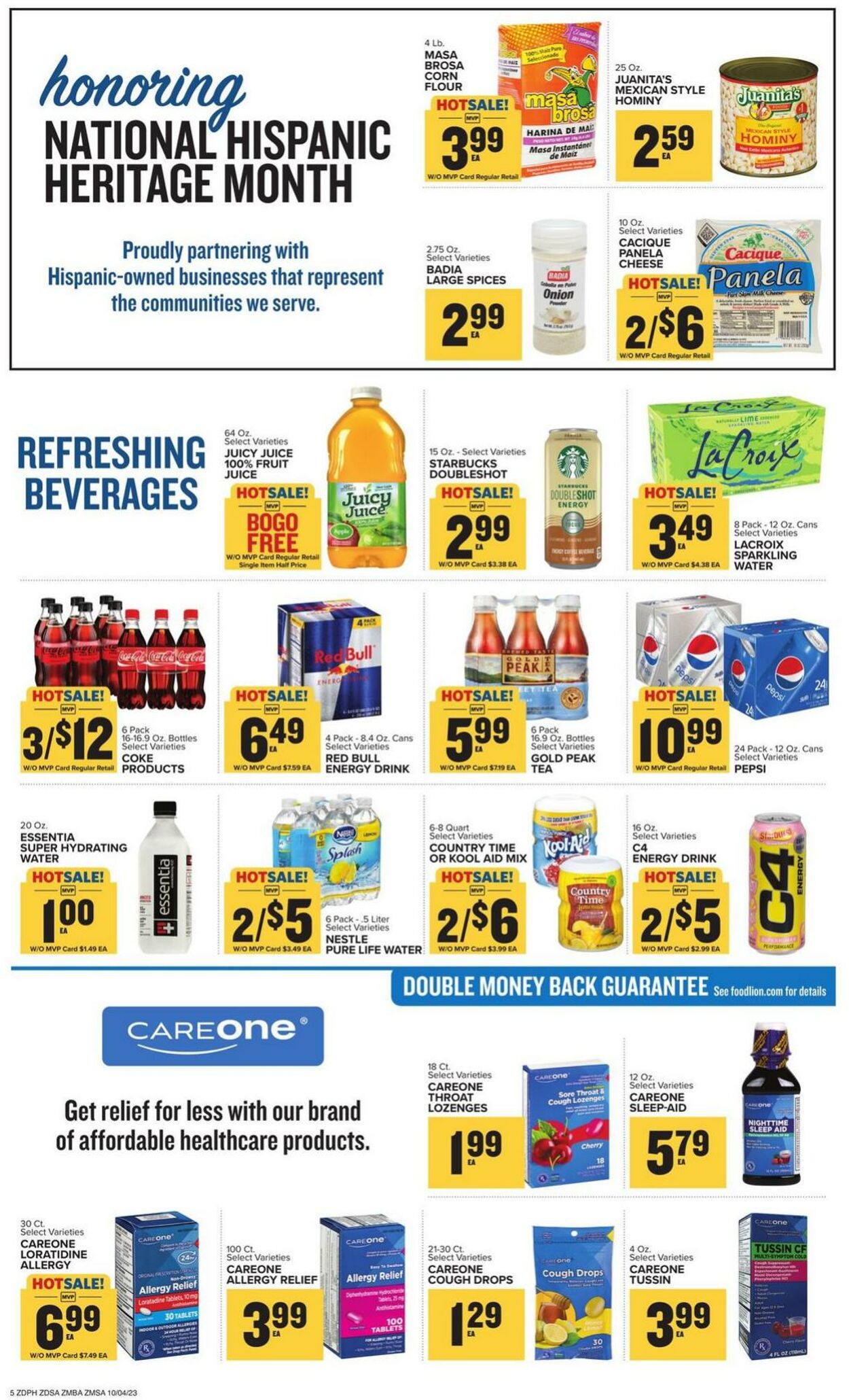 Catalogue Food Lion from 10/04/2023