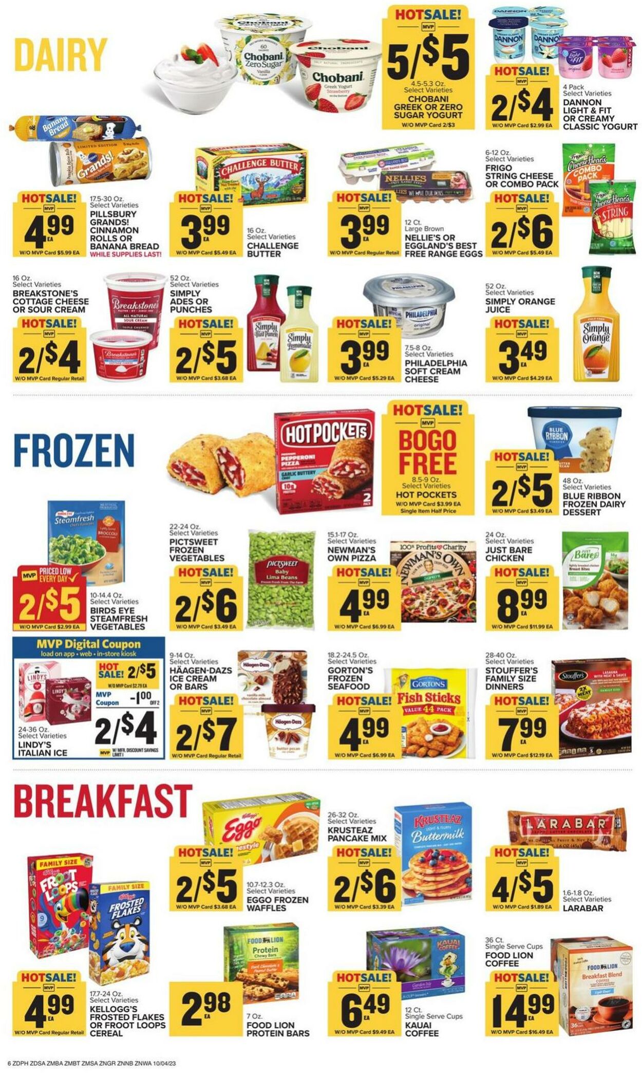 Catalogue Food Lion from 10/04/2023