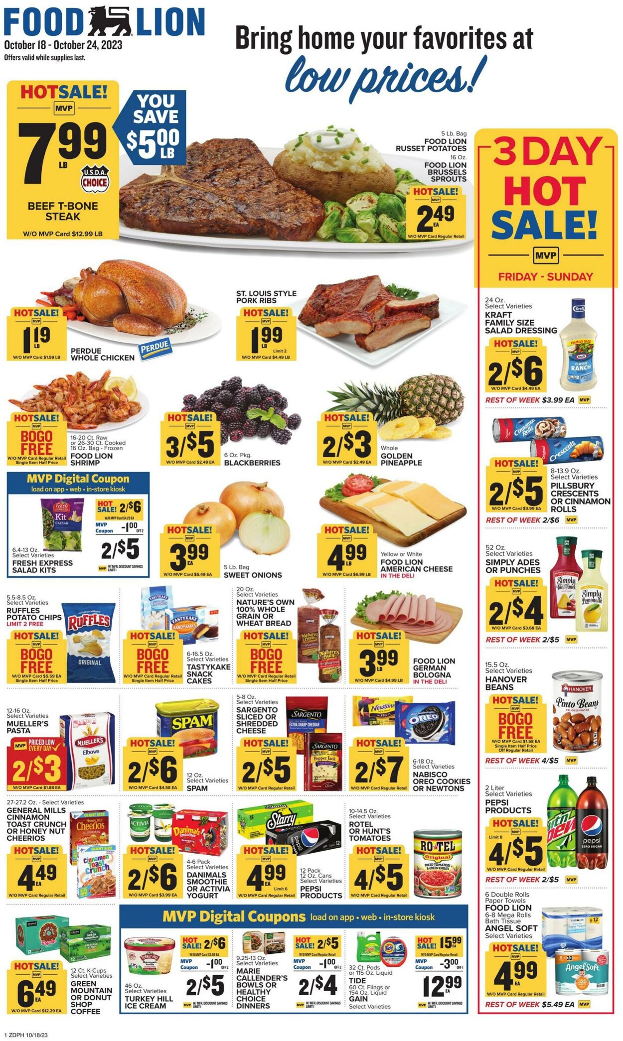 Catalogue Food Lion from 10/18/2023