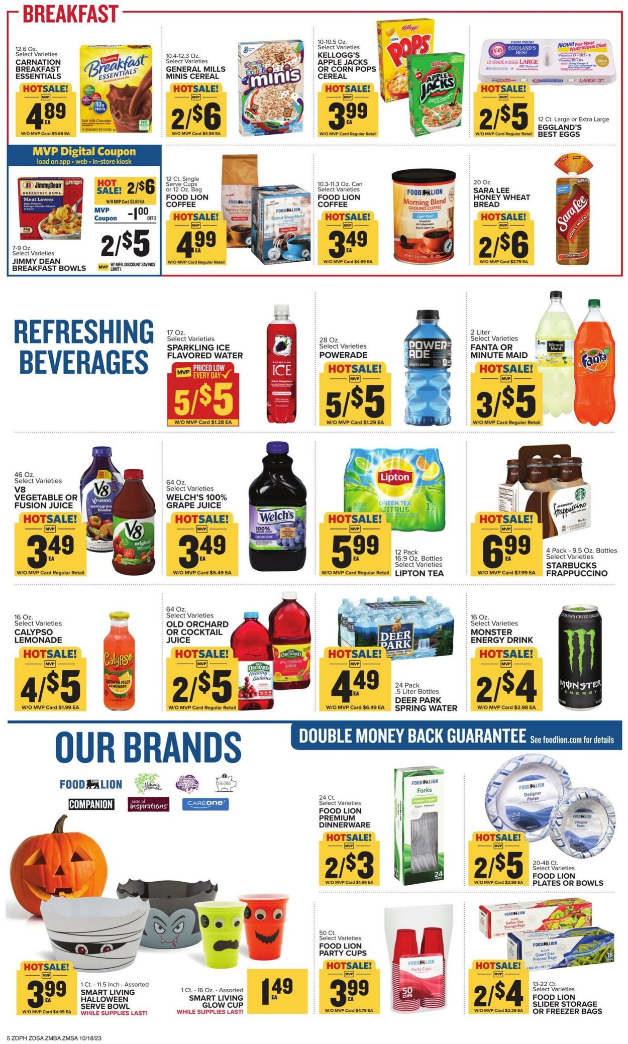Catalogue Food Lion from 10/18/2023