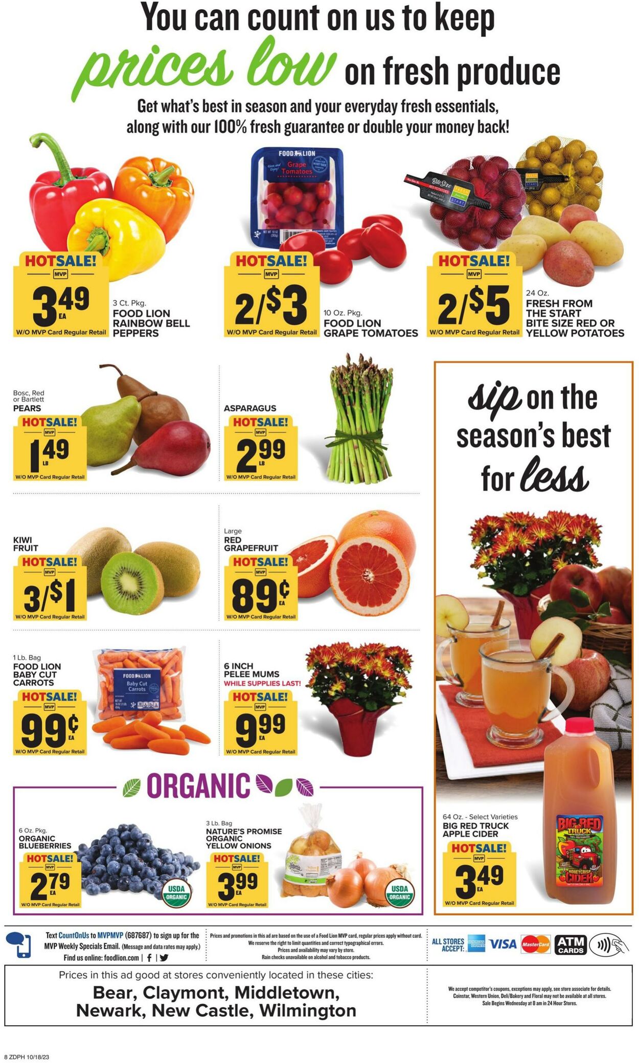 Catalogue Food Lion from 10/18/2023