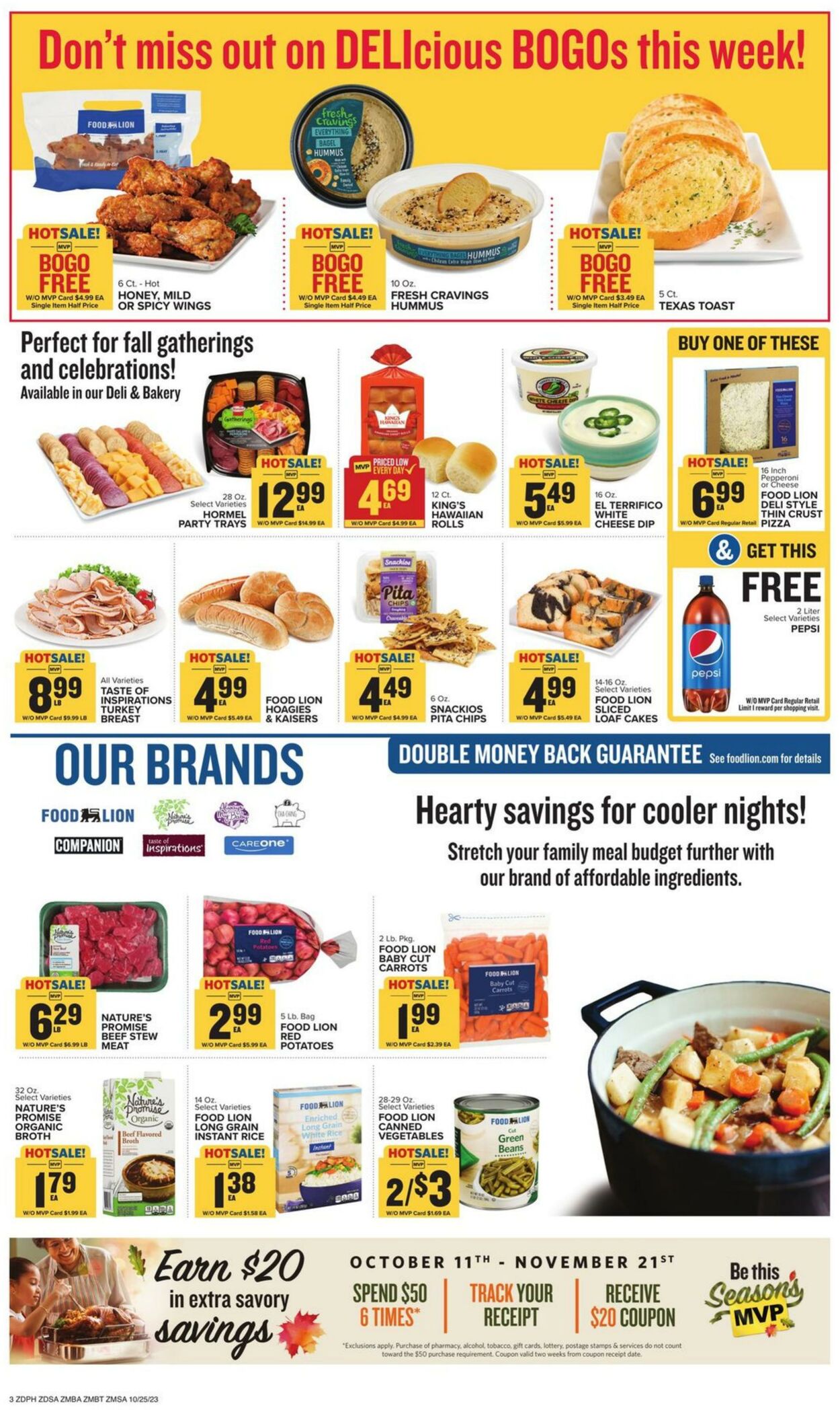 Catalogue Food Lion from 10/25/2023