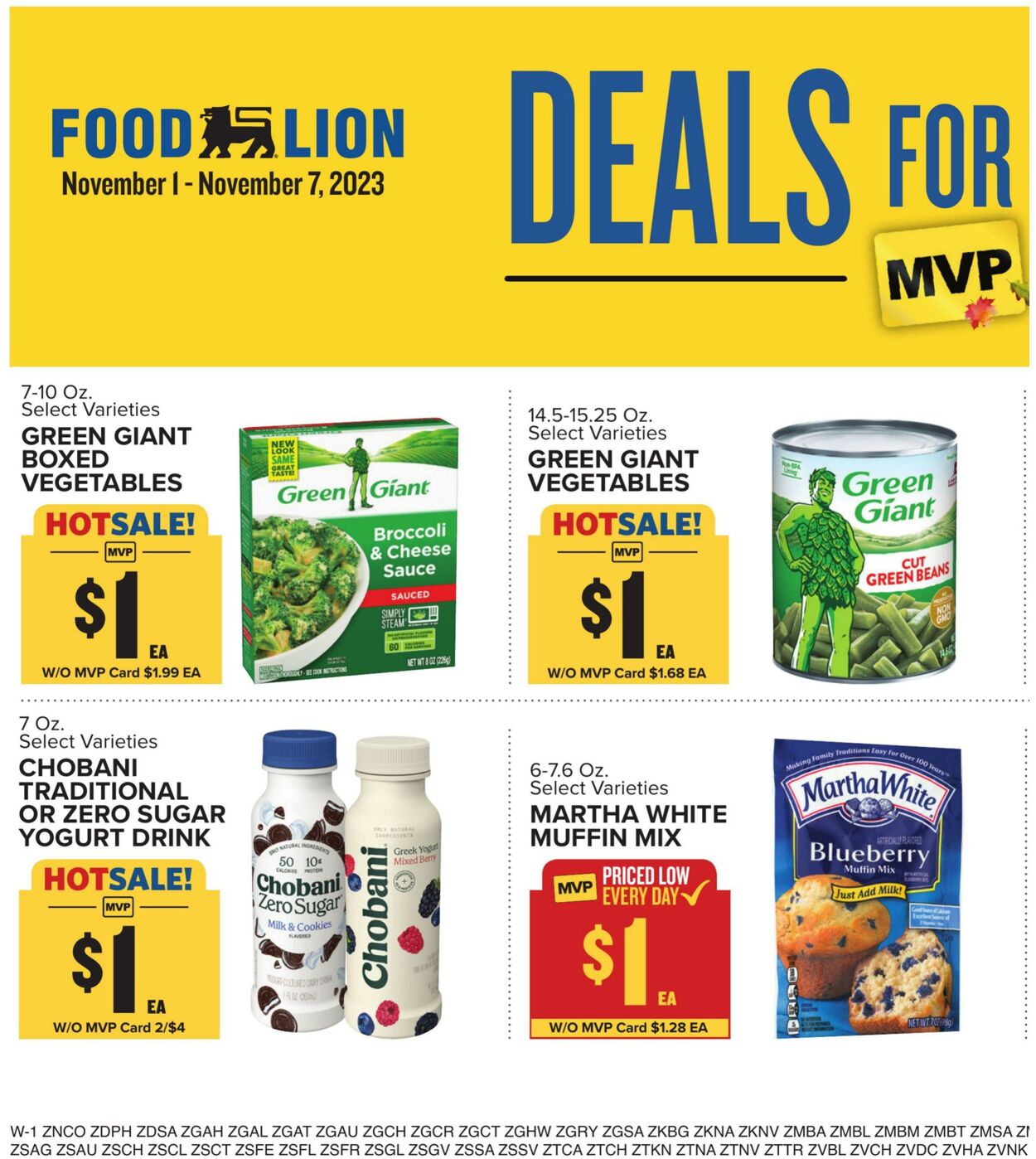 Catalogue Food Lion from 11/01/2023