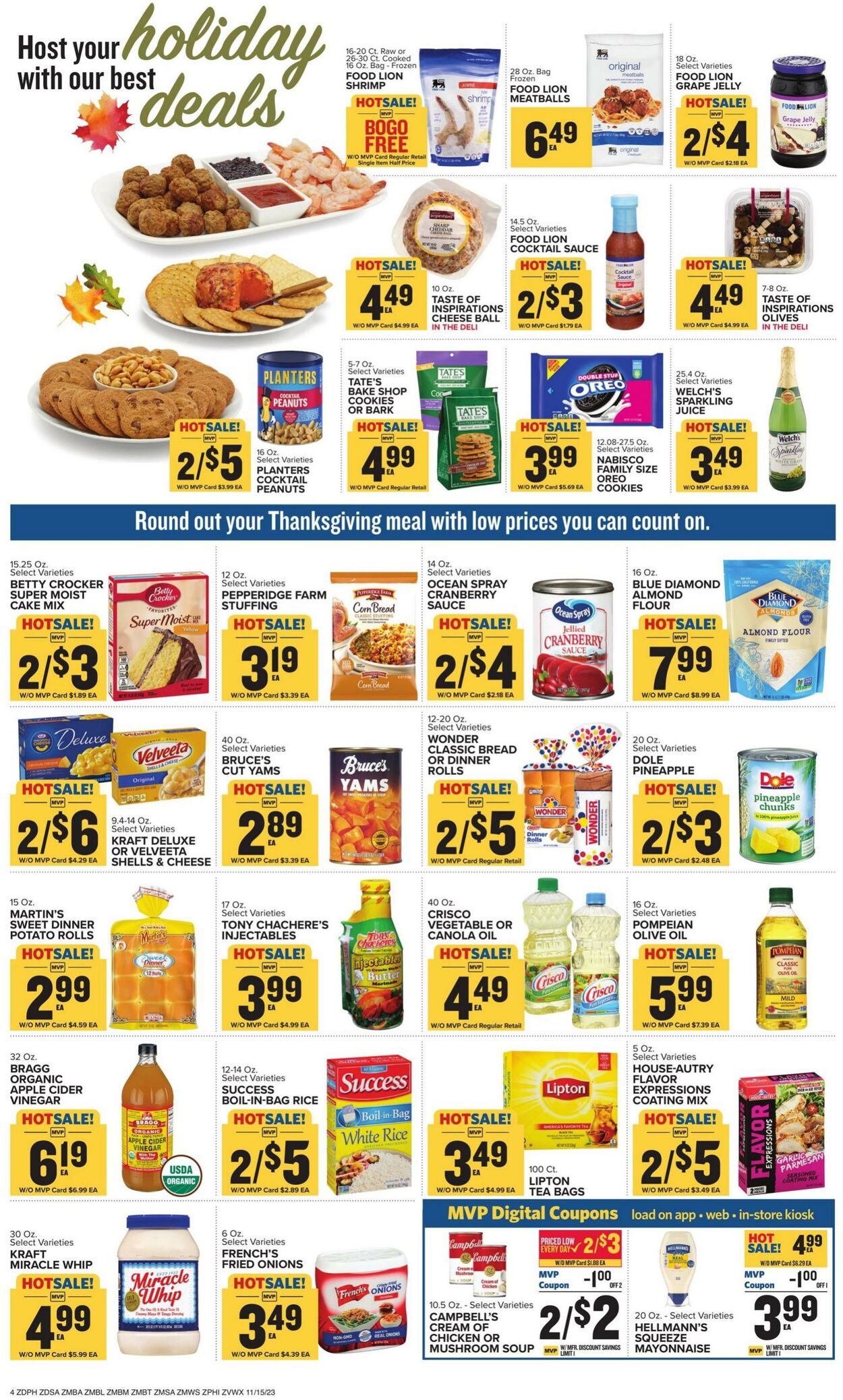 Catalogue Food Lion from 11/15/2023