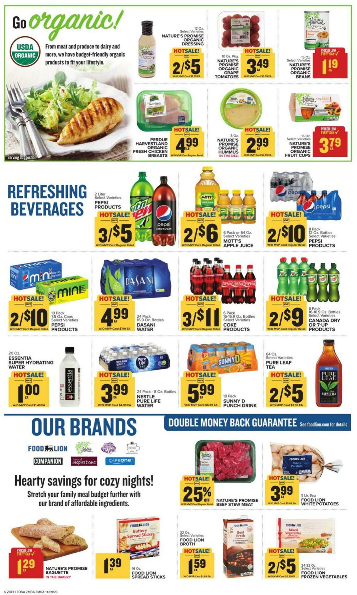 Catalogue Food Lion from 11/29/2023