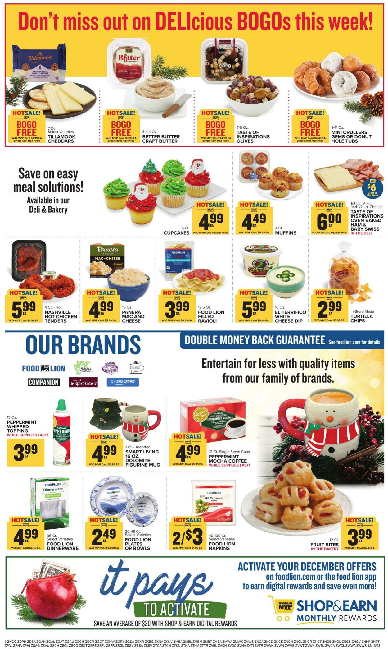 Catalogue Food Lion from 12/13/2023