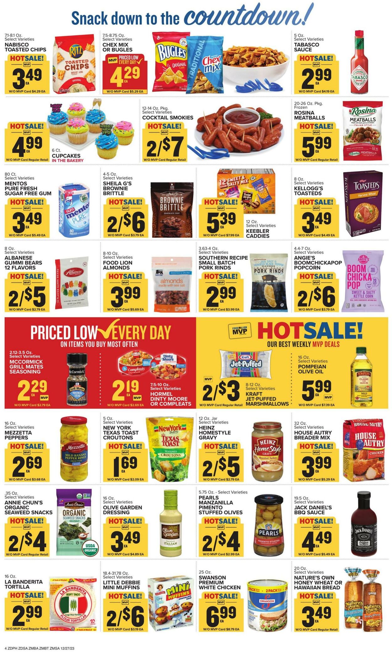 Catalogue Food Lion from 12/27/2023